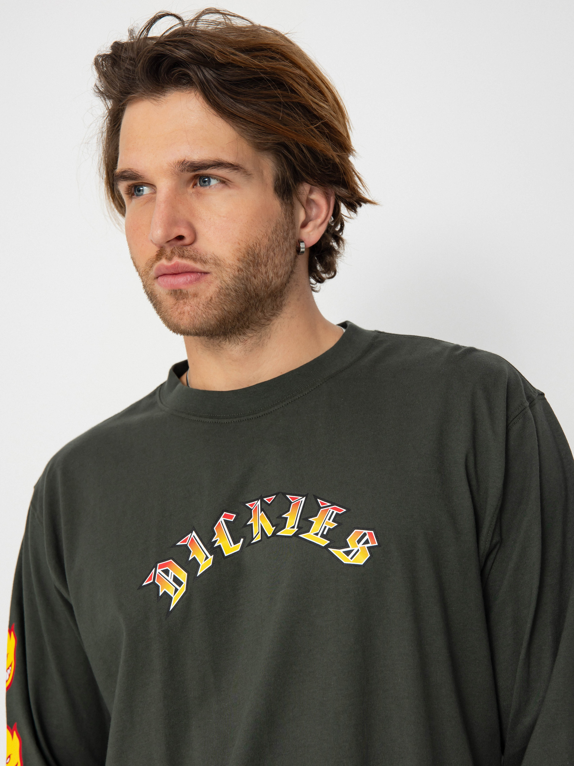 Longsleeve Dickies X Spitfire Long Sleeve (olive green)