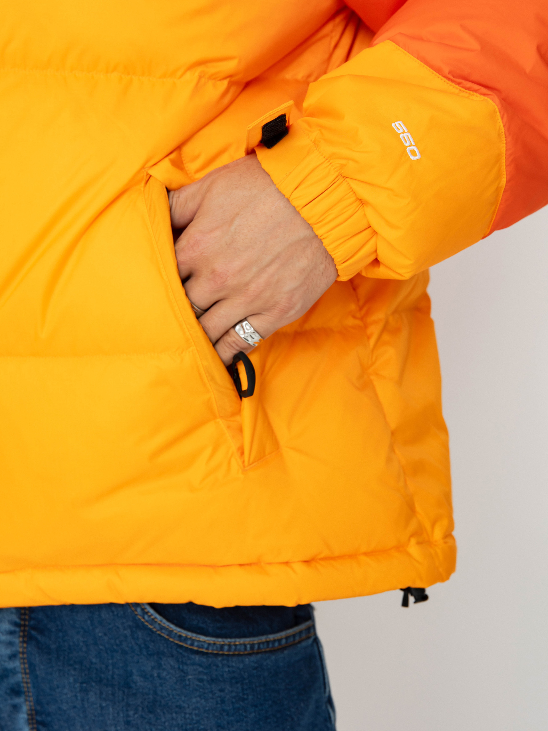 Geacă The North Face X Yinka Ilori Down Puffer (red orange/apricot glaz)