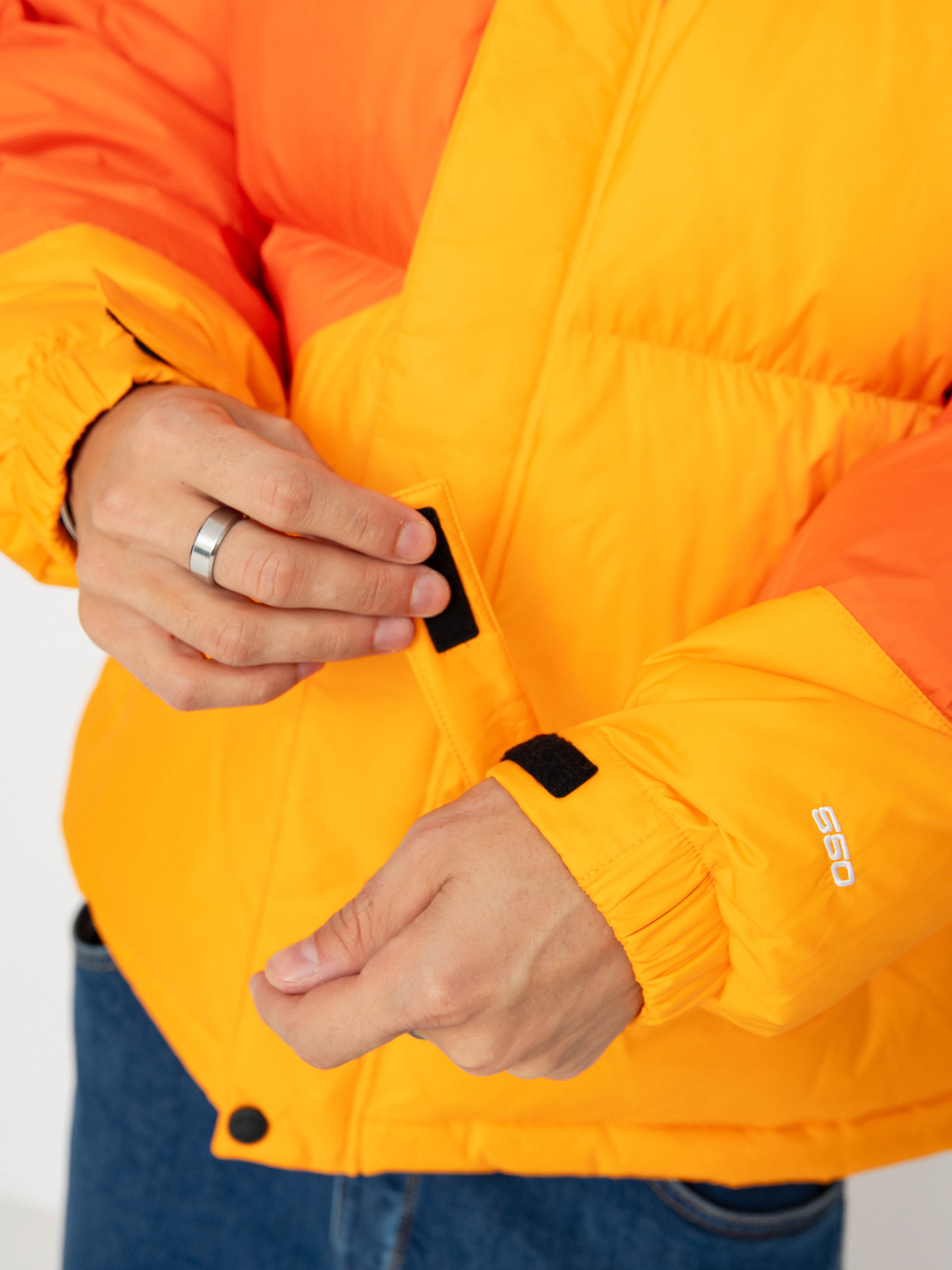 Geacă The North Face X Yinka Ilori Down Puffer (red orange/apricot glaz)