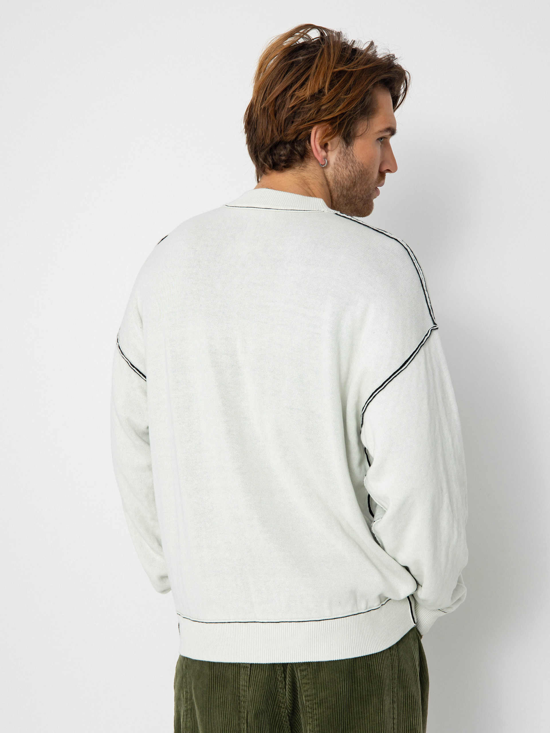 Pulover Wasted Paris Pitcher Reverse (white/black)