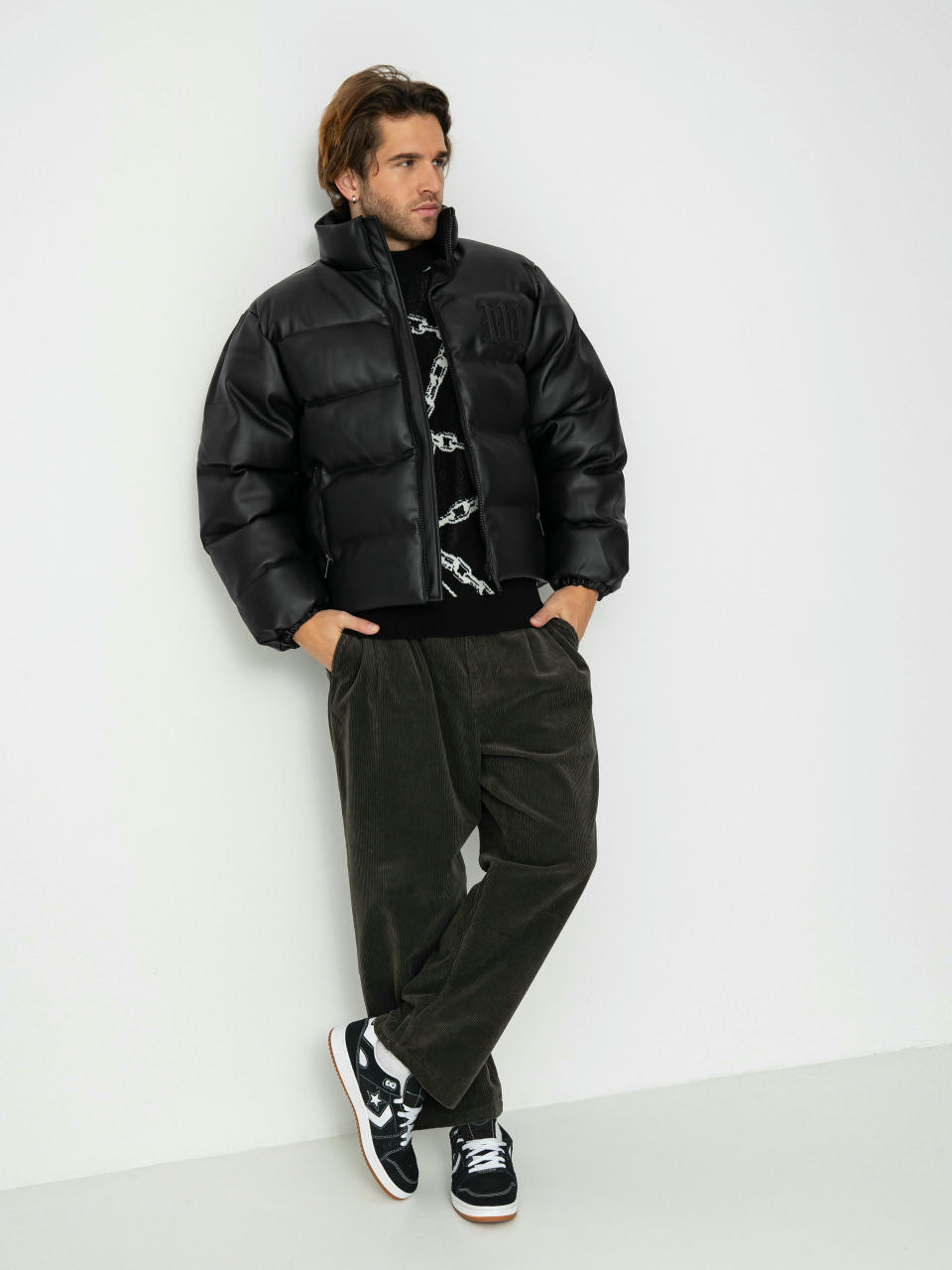 Geacă Wasted Paris Kingdom Curve Puffer (black)