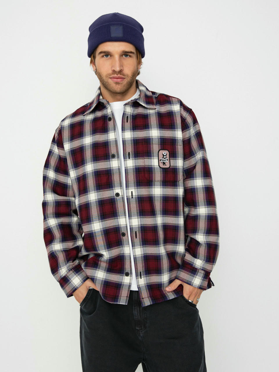 Geacă Carhartt WIP Monahan (monahan check/malbec)