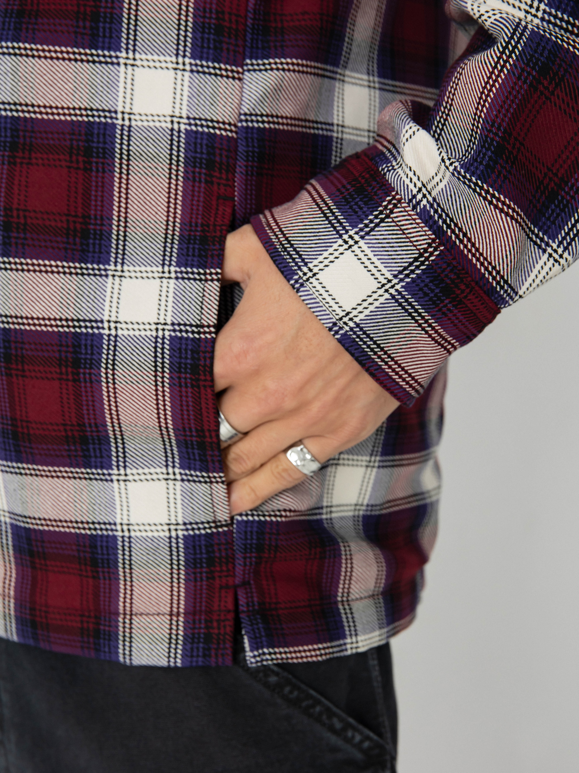 Geacă Carhartt WIP Monahan (monahan check/malbec)