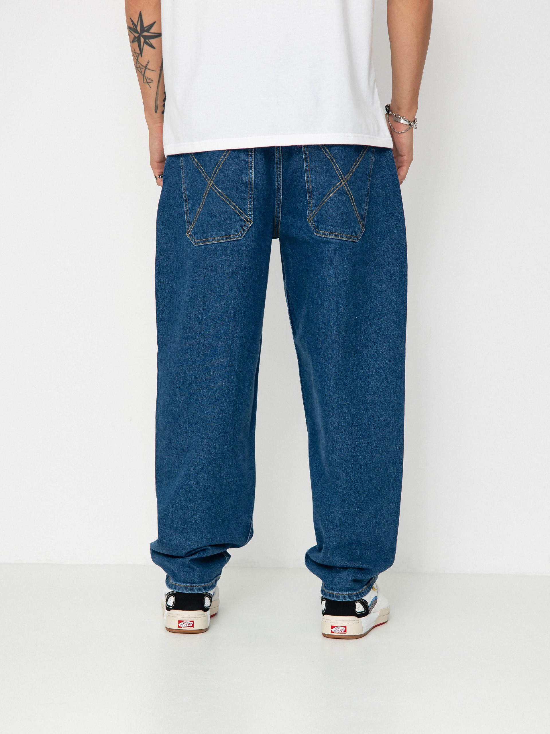 Pantaloni Homeboy X Tra Monster Denim (washed blue)