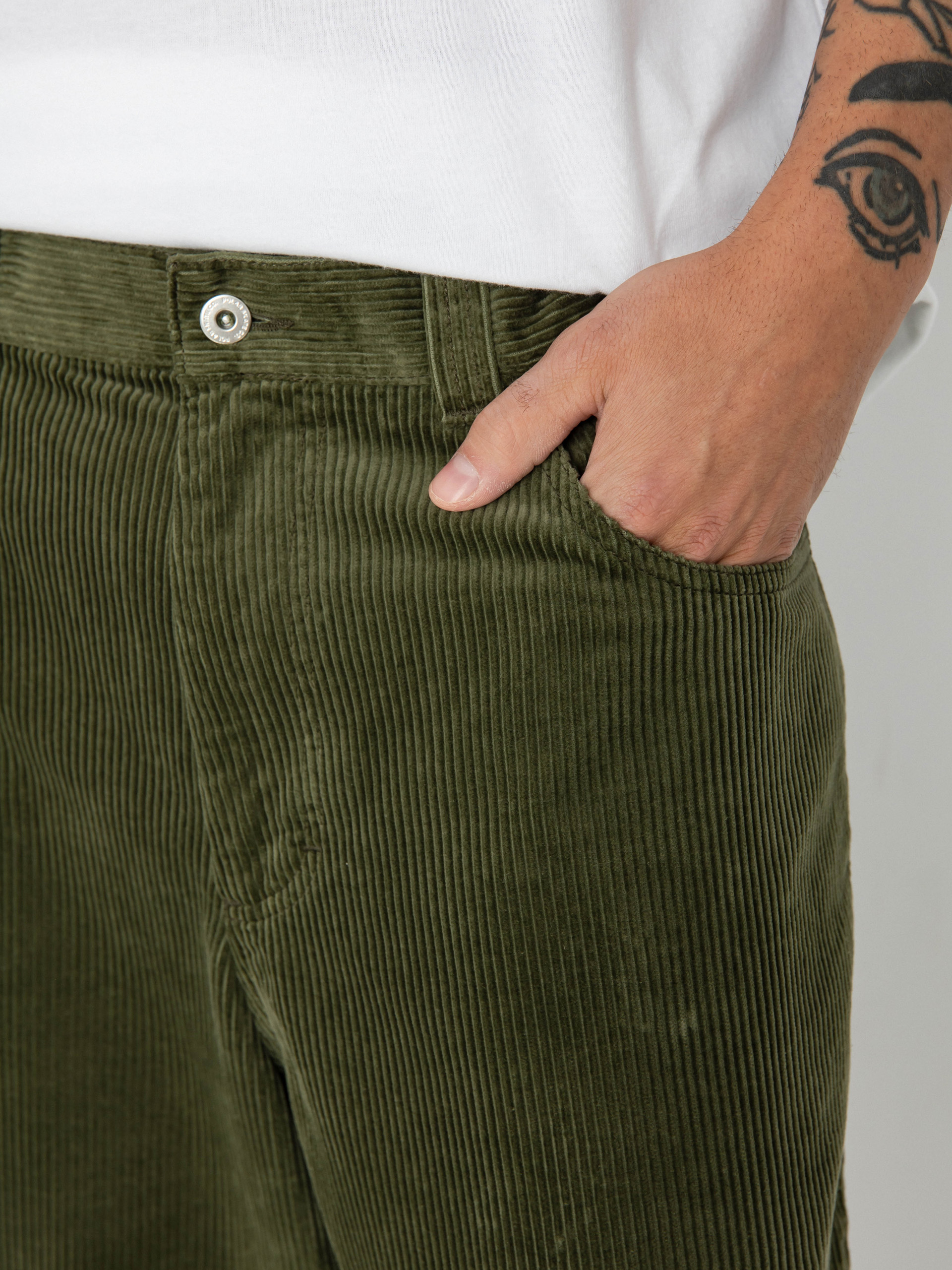 Pantaloni Polar Skate Big Boy Cord (uniform green)