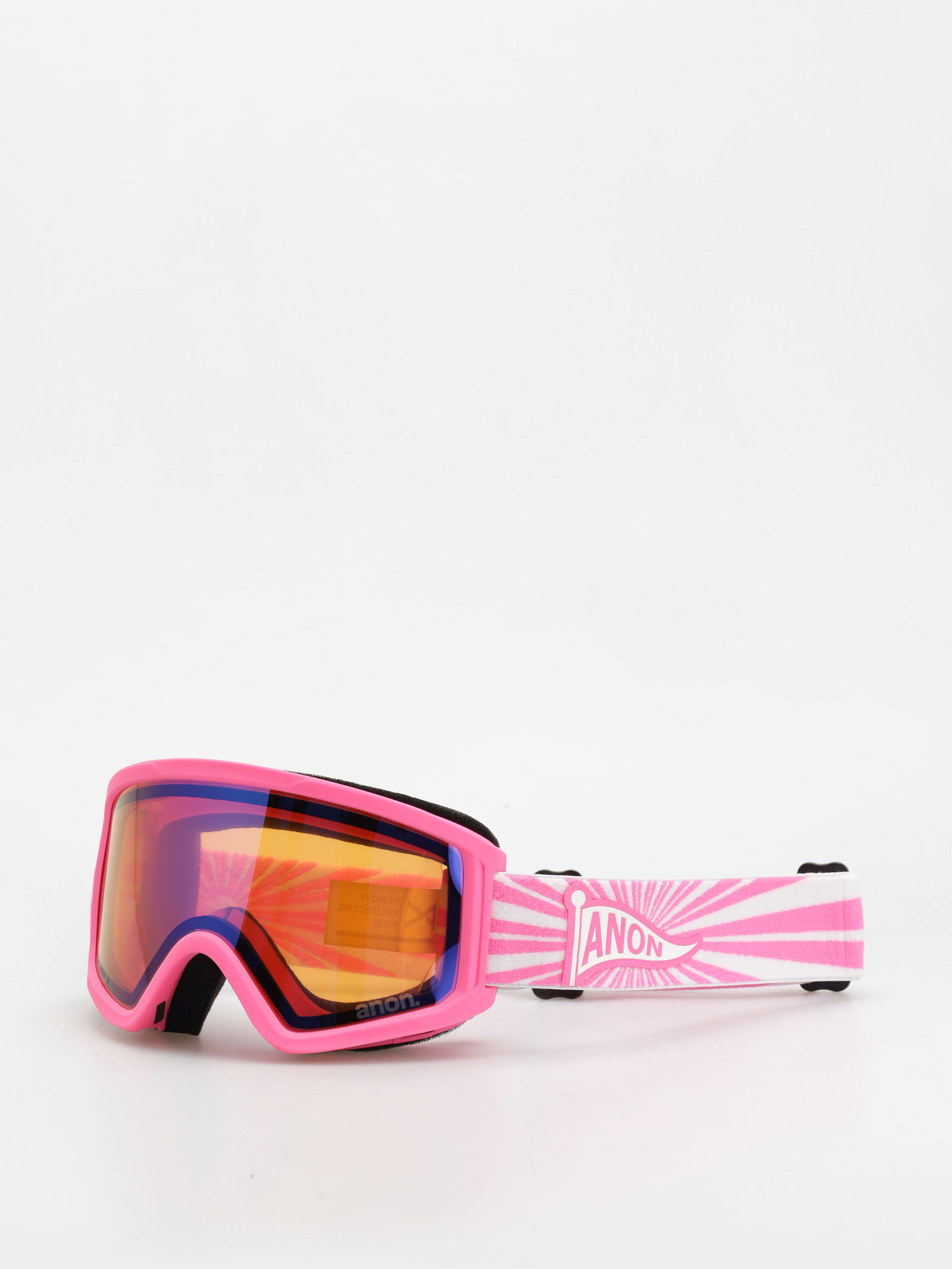 Ochelari pentru snowboard Anon Tracker 2.0 JR (pink flag/blue amber)