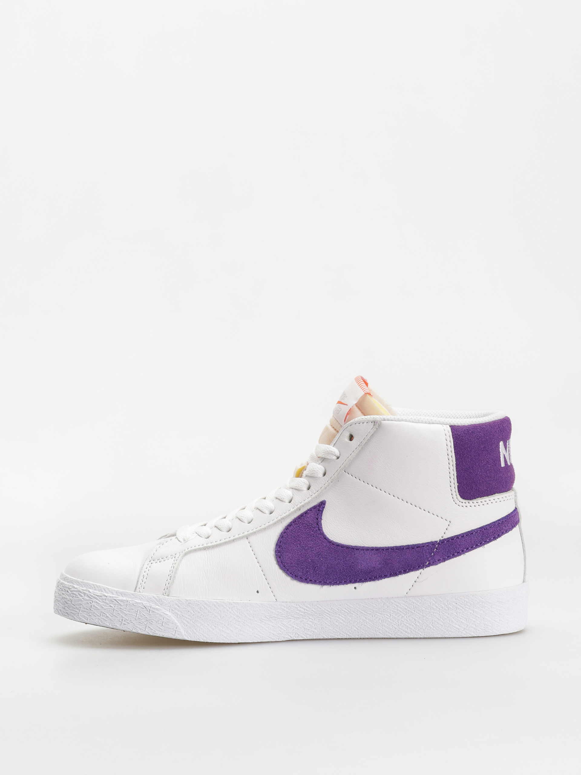 Pantofi Nike SB Zoom Blazer Mid (white/court purple white gum light brown)