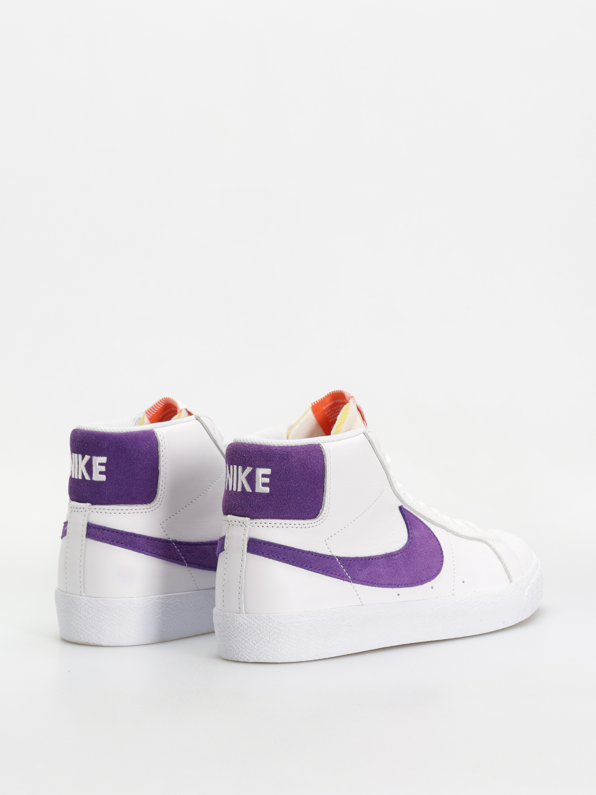 Pantofi Nike SB Zoom Blazer Mid (white/court purple white gum light brown)