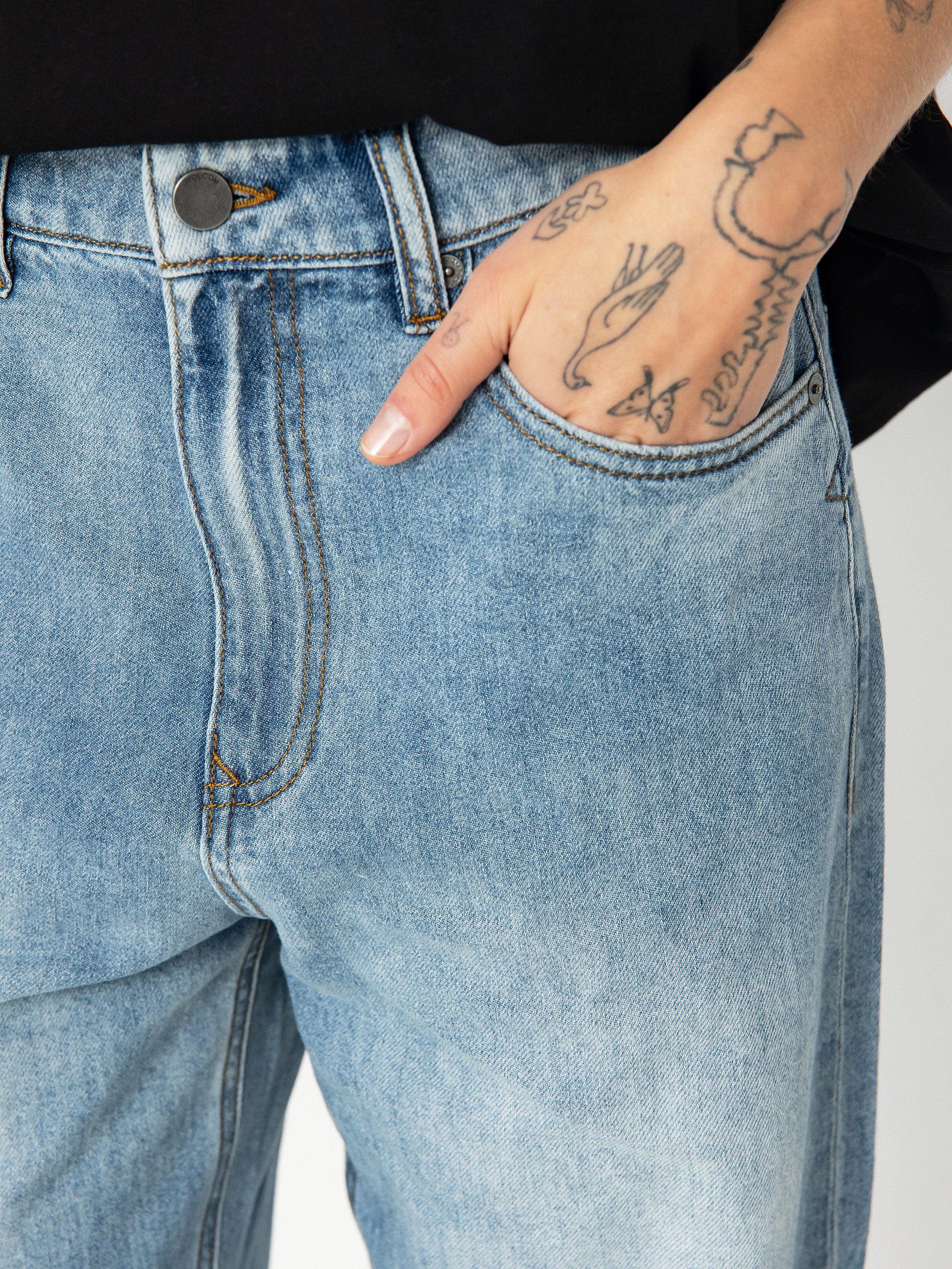 Pantaloni Volcom Daddio Jean Wmn (vintage blue)