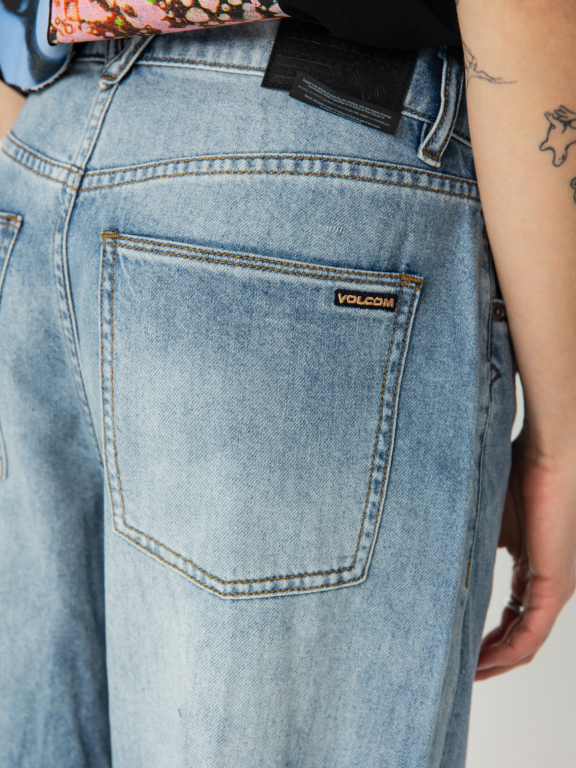 Pantaloni Volcom Daddio Jean Wmn (vintage blue)