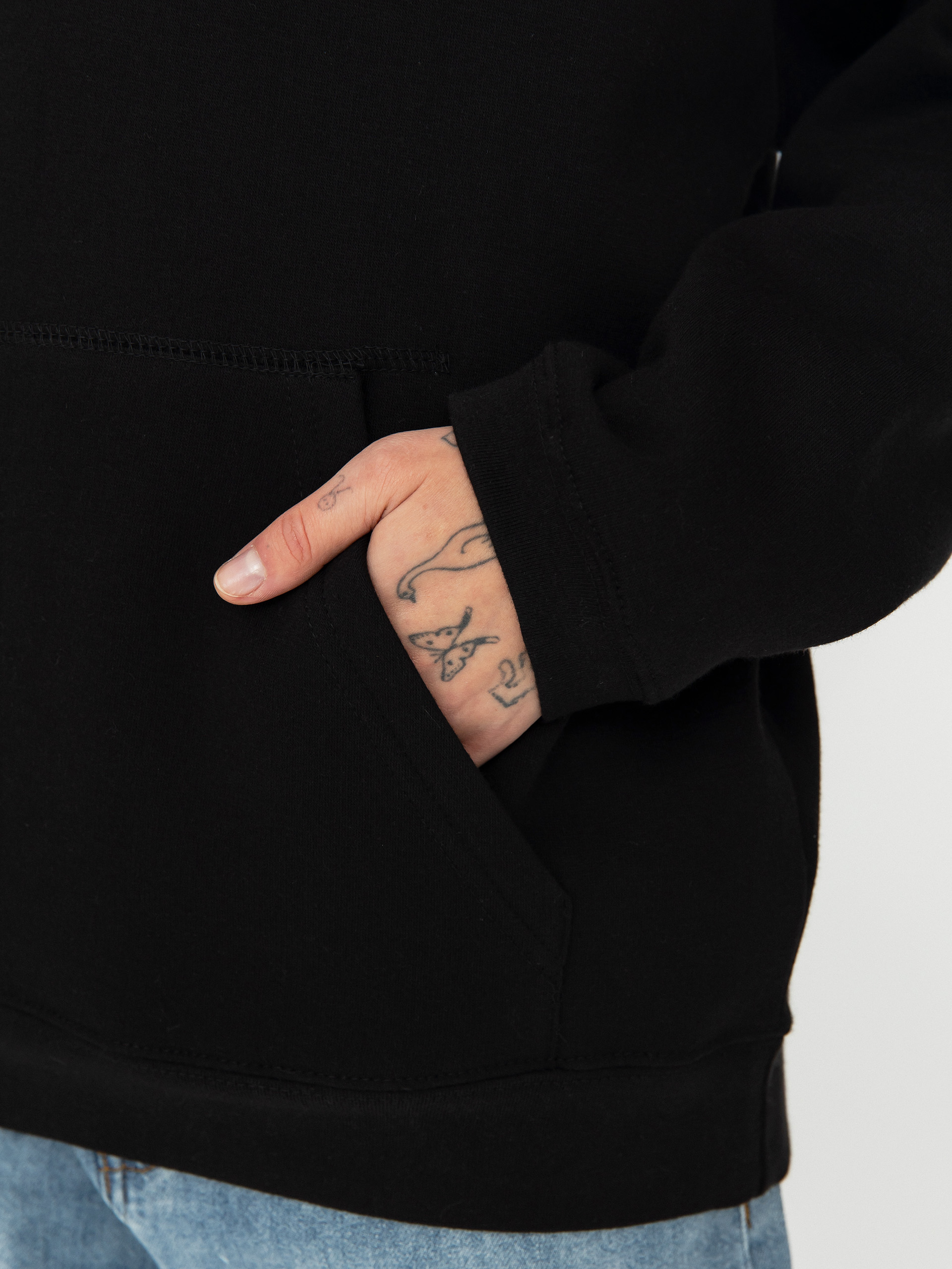 Hanorac cu glugă Volcom Stone Heart Up HD Wmn (black)