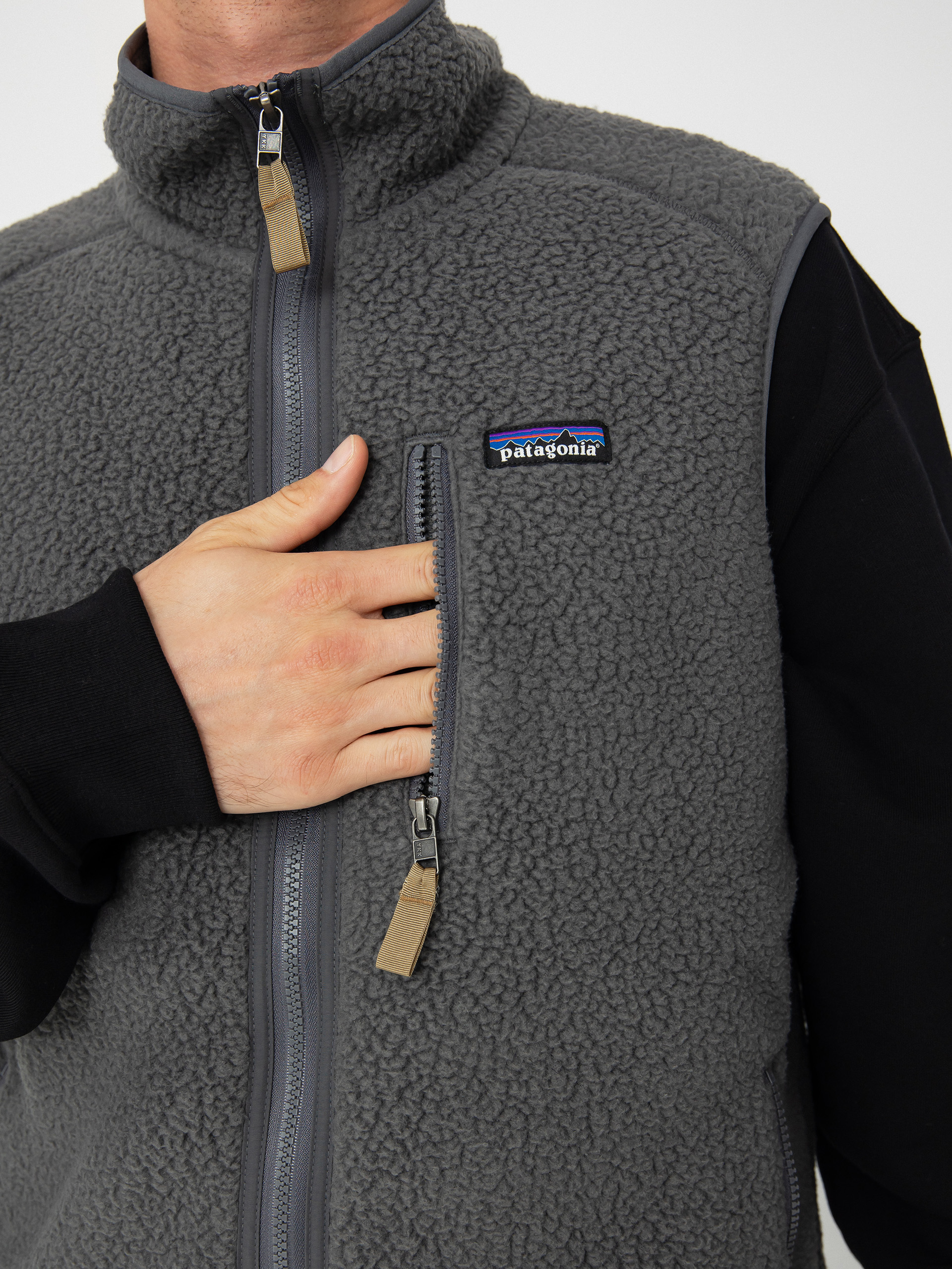 Vestă Patagonia Retro Pile Vest (forge grey)