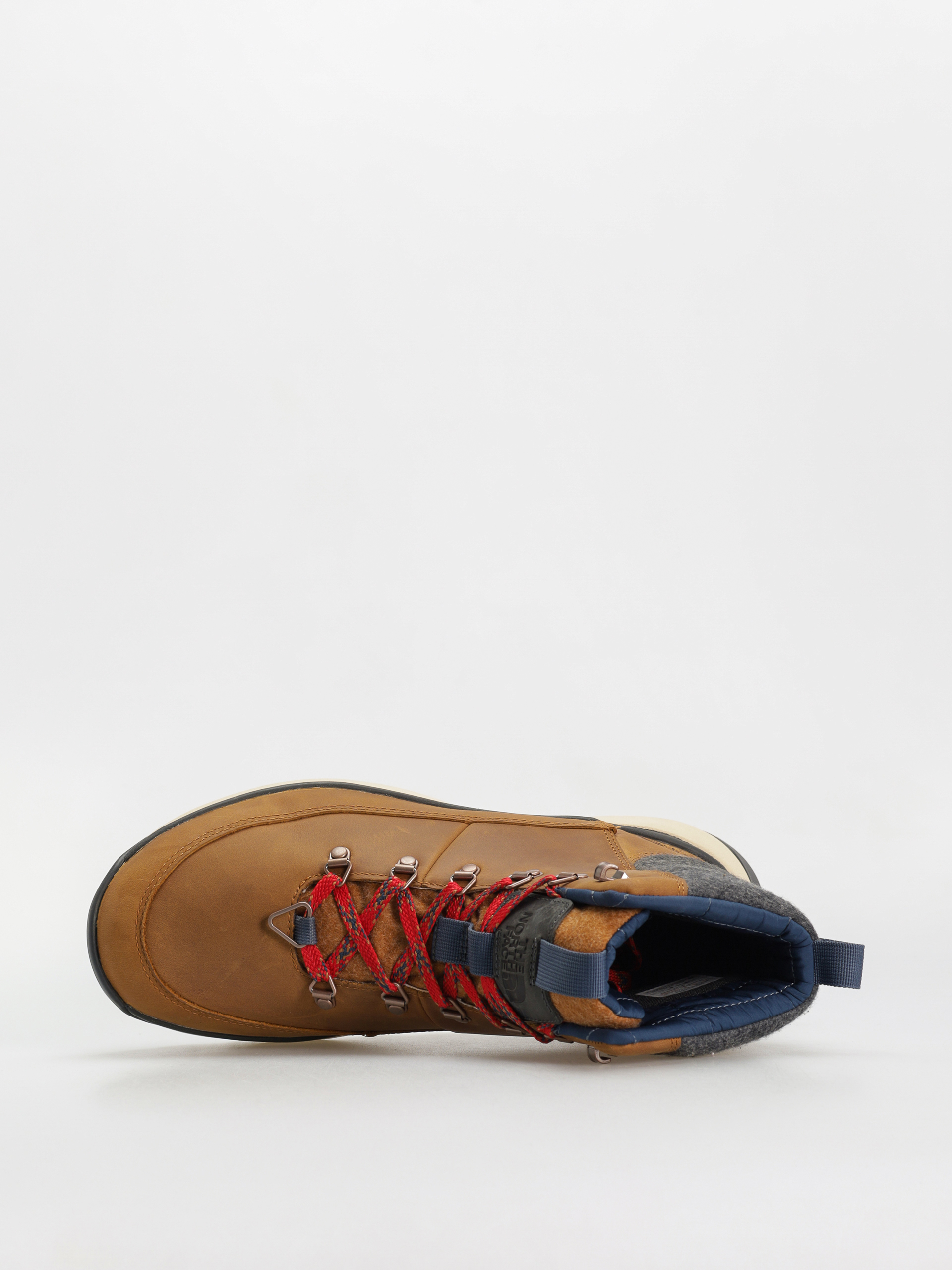 Pantofi The North Face Bergen Leather Wp (timber tan/tnf red)