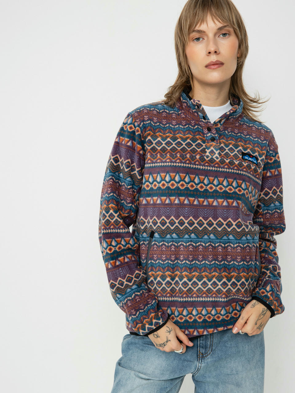 Pentru bărbați Hanorac din fleece Kavu Cavanaugh (cottage knit)