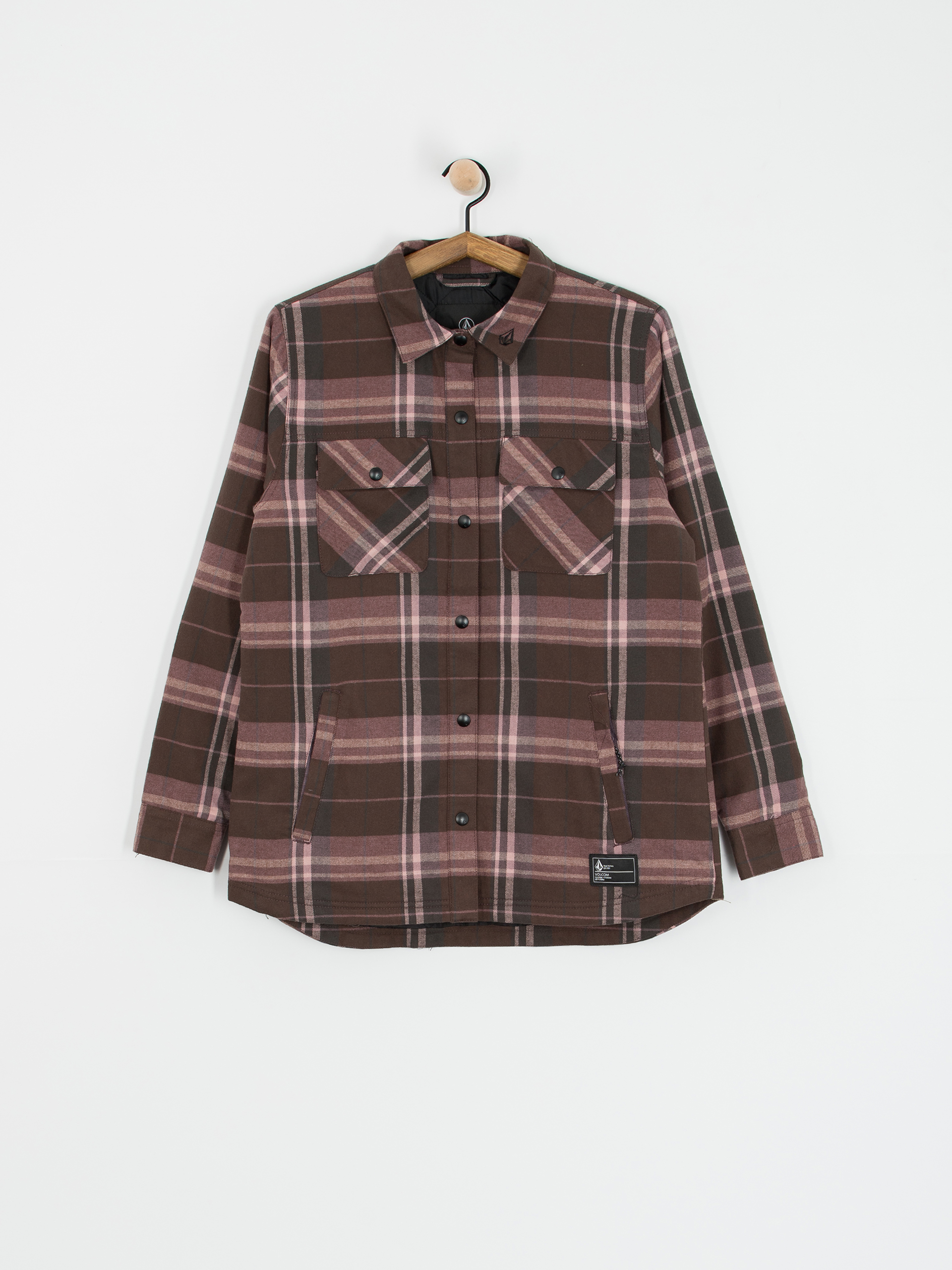 Pentru femei Geacă de snowboard Volcom Ins Riding Flannel (dusty lavender)