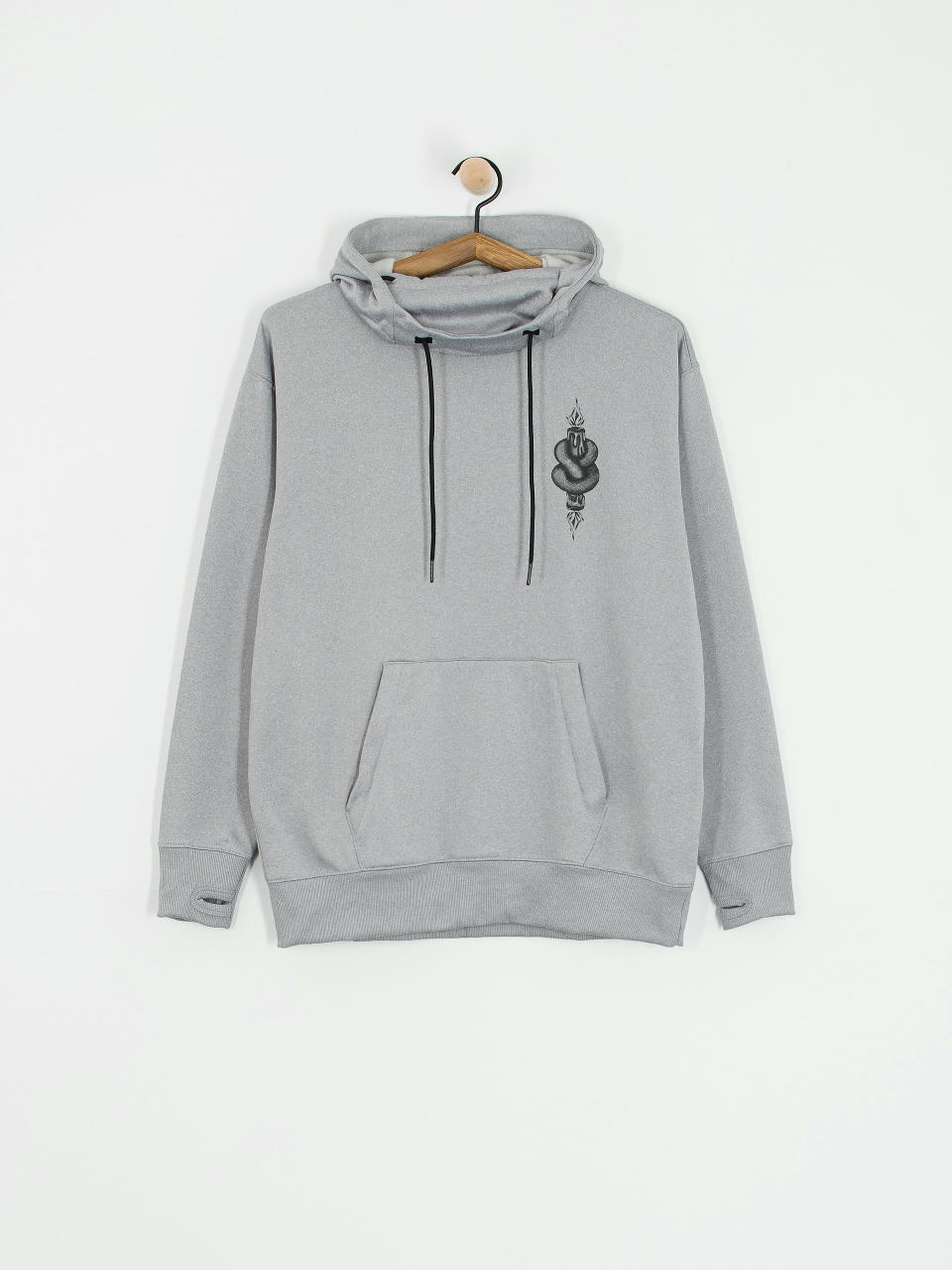 Hanorac termic Volcom Riding Hydro HD Wmn (heather grey)