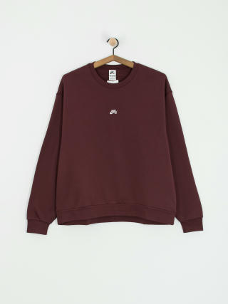 Hanorac Nike SB Essential Logo Crew (burgundy crush/white)