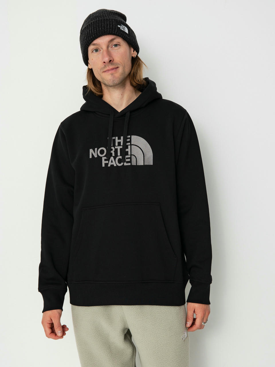 Hanorac cu glugă The North Face Drew Peak HD (tnf black)