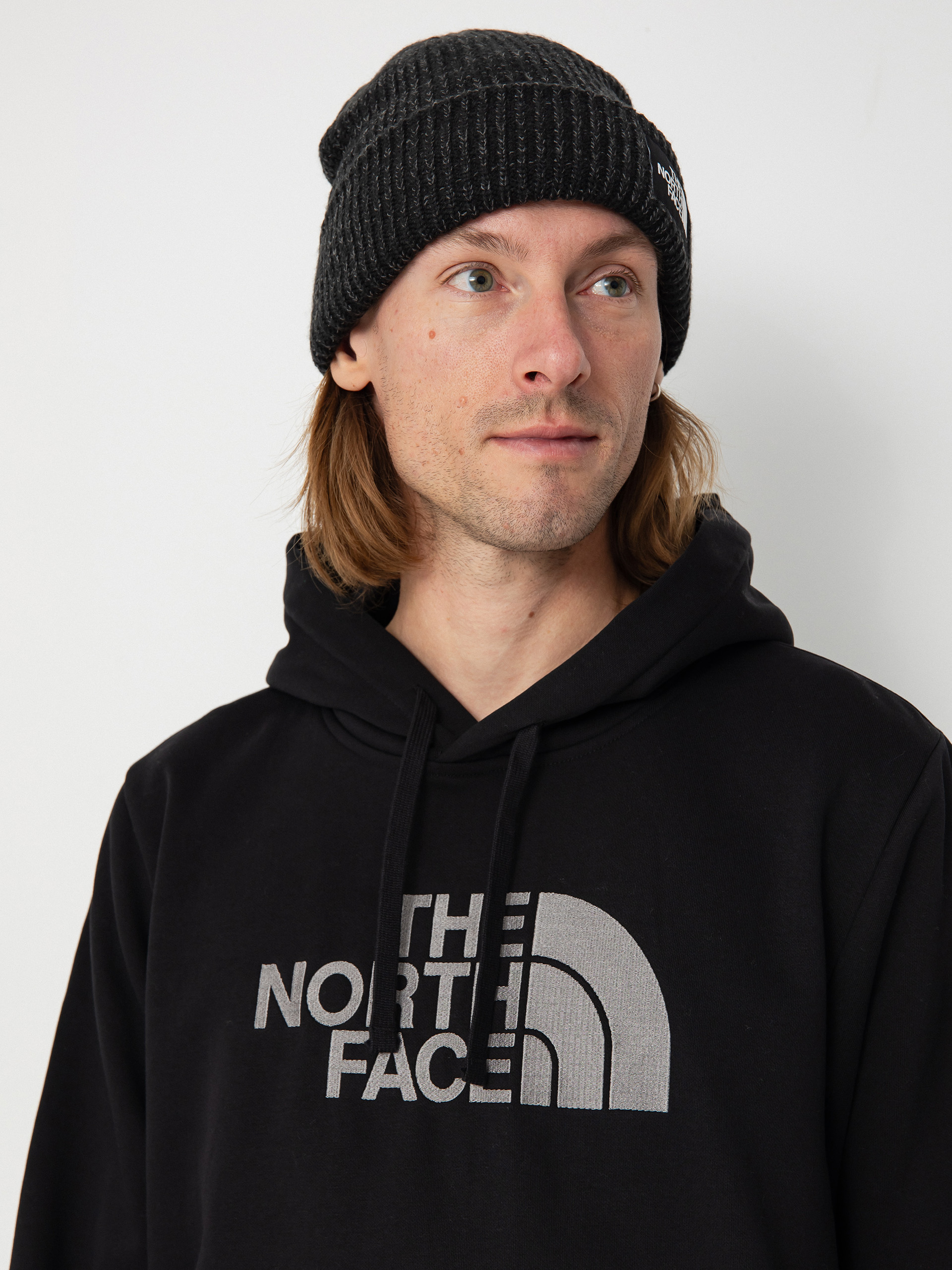 Hanorac cu glugă The North Face Drew Peak HD (tnf black)