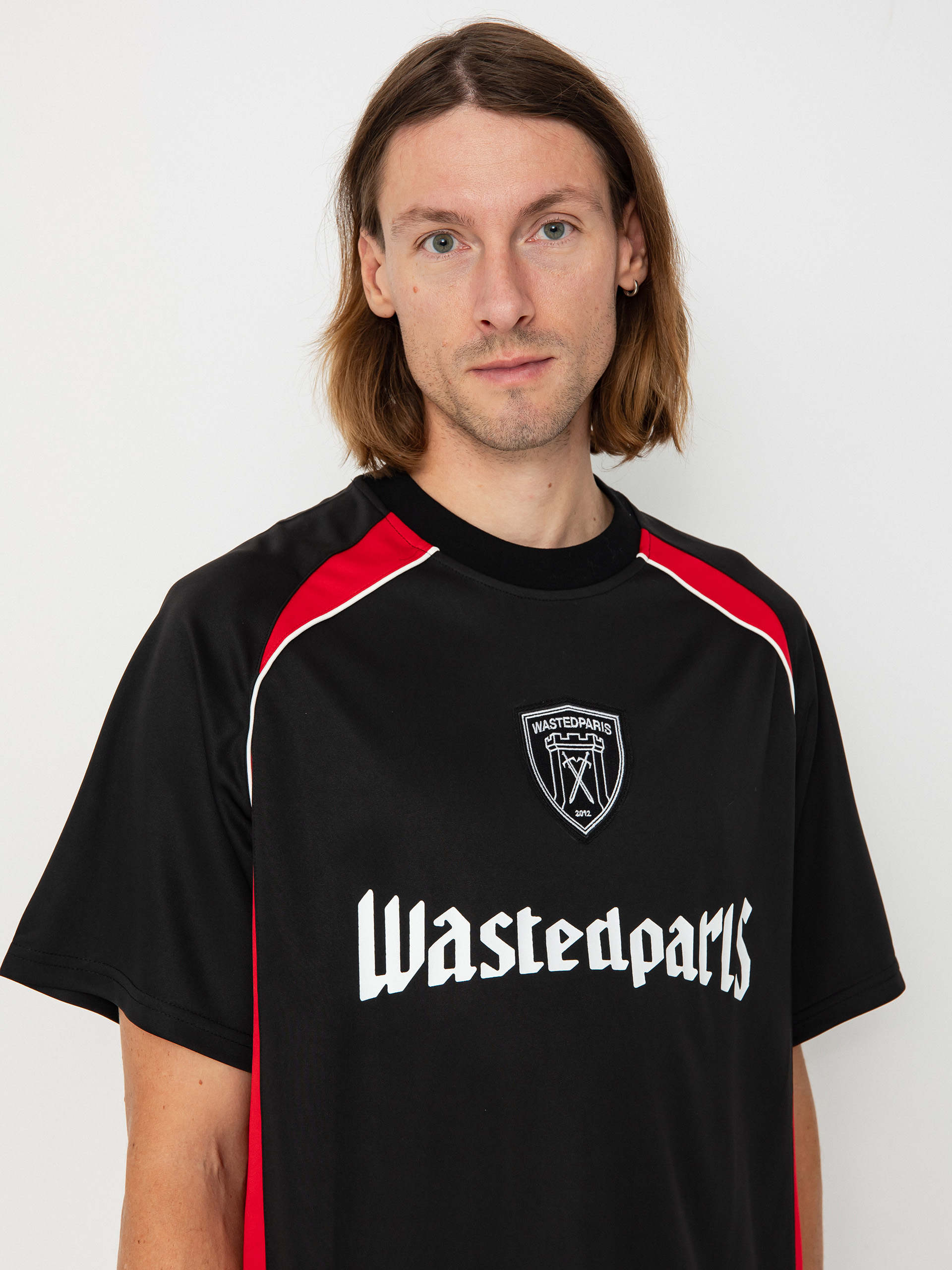 Tricou Wasted Paris Rain Football Jersey (black)