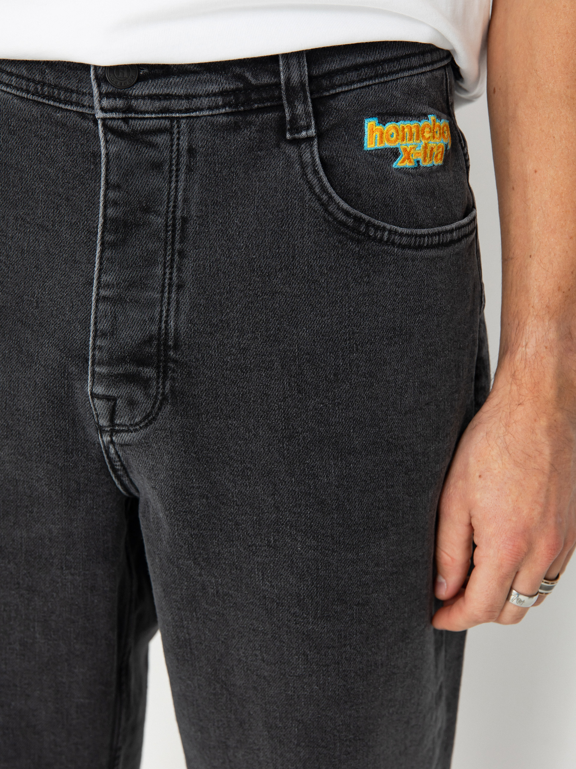 Pantaloni Homeboy X Tra Baggy Denim (washed grey)