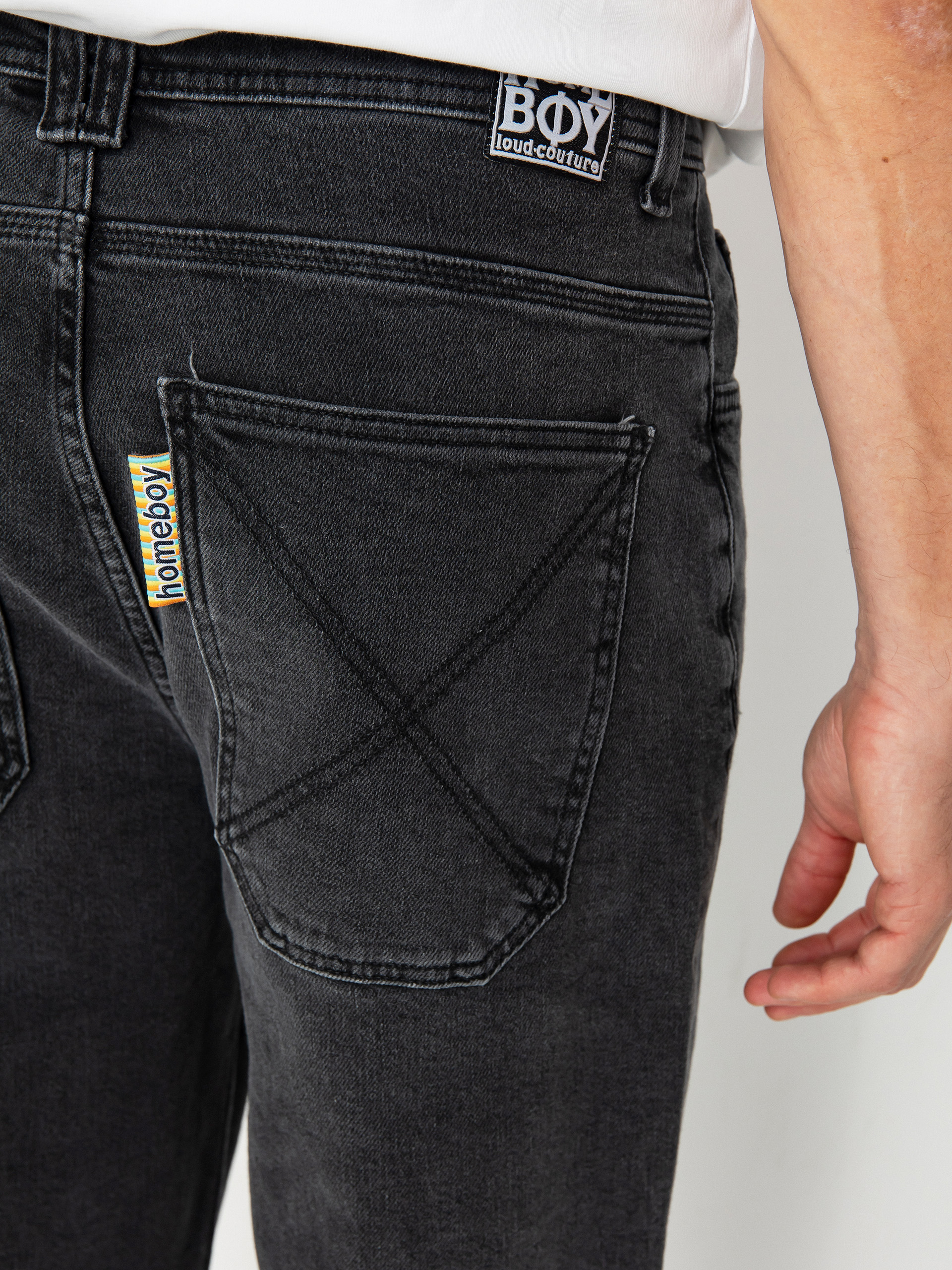 Pantaloni Homeboy X Tra Baggy Denim (washed grey)