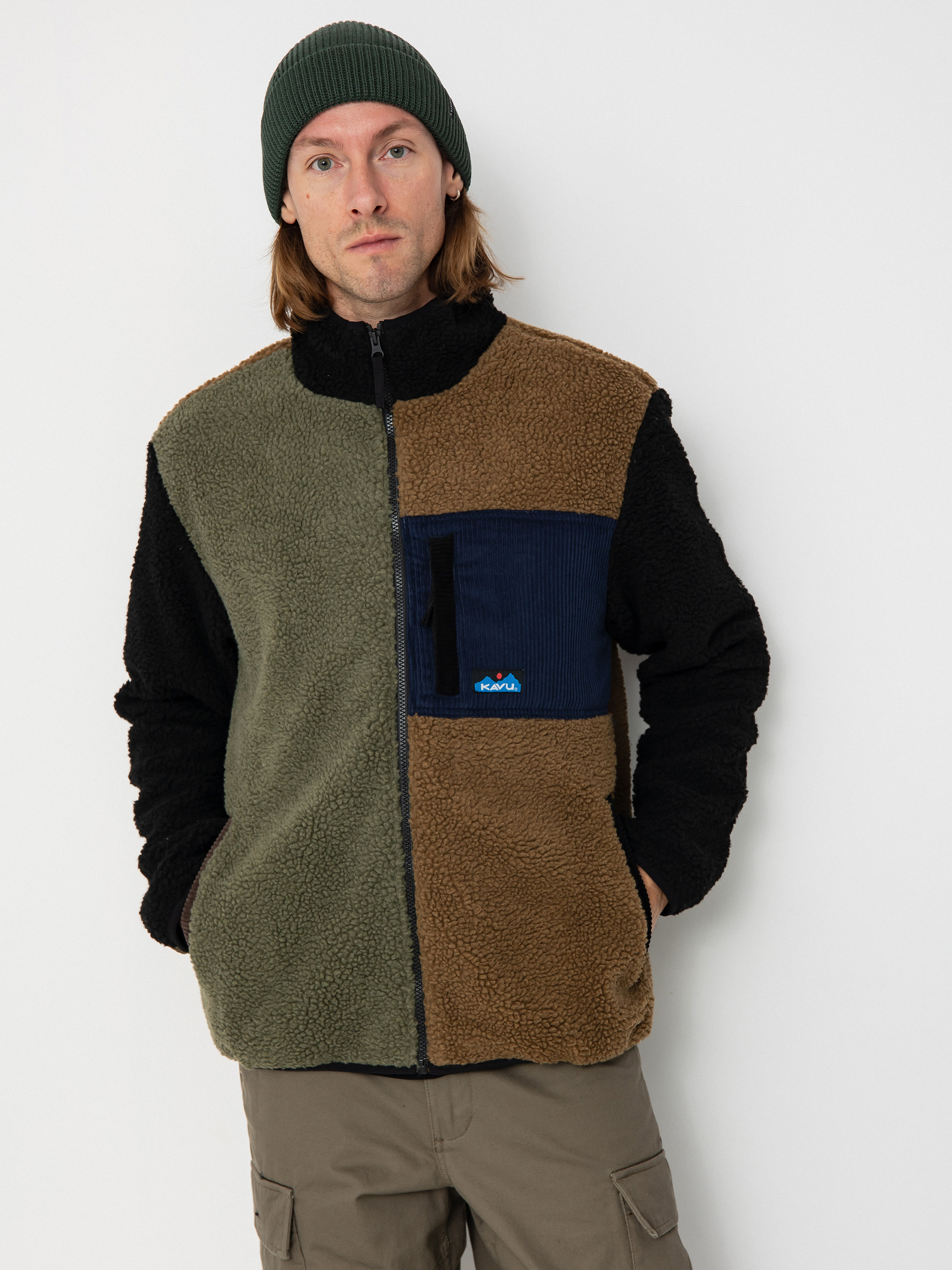 Hanorac din fleece Kavu Wayside (brewed up)