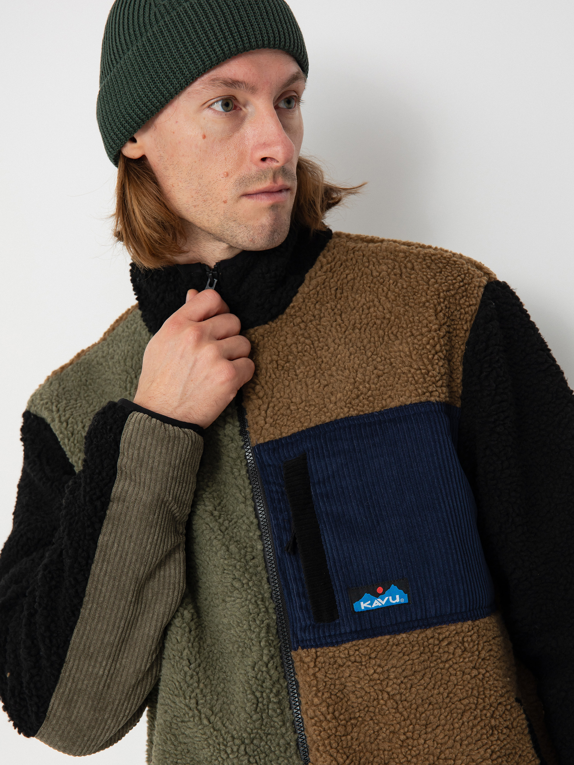 Hanorac din fleece Kavu Wayside (brewed up)