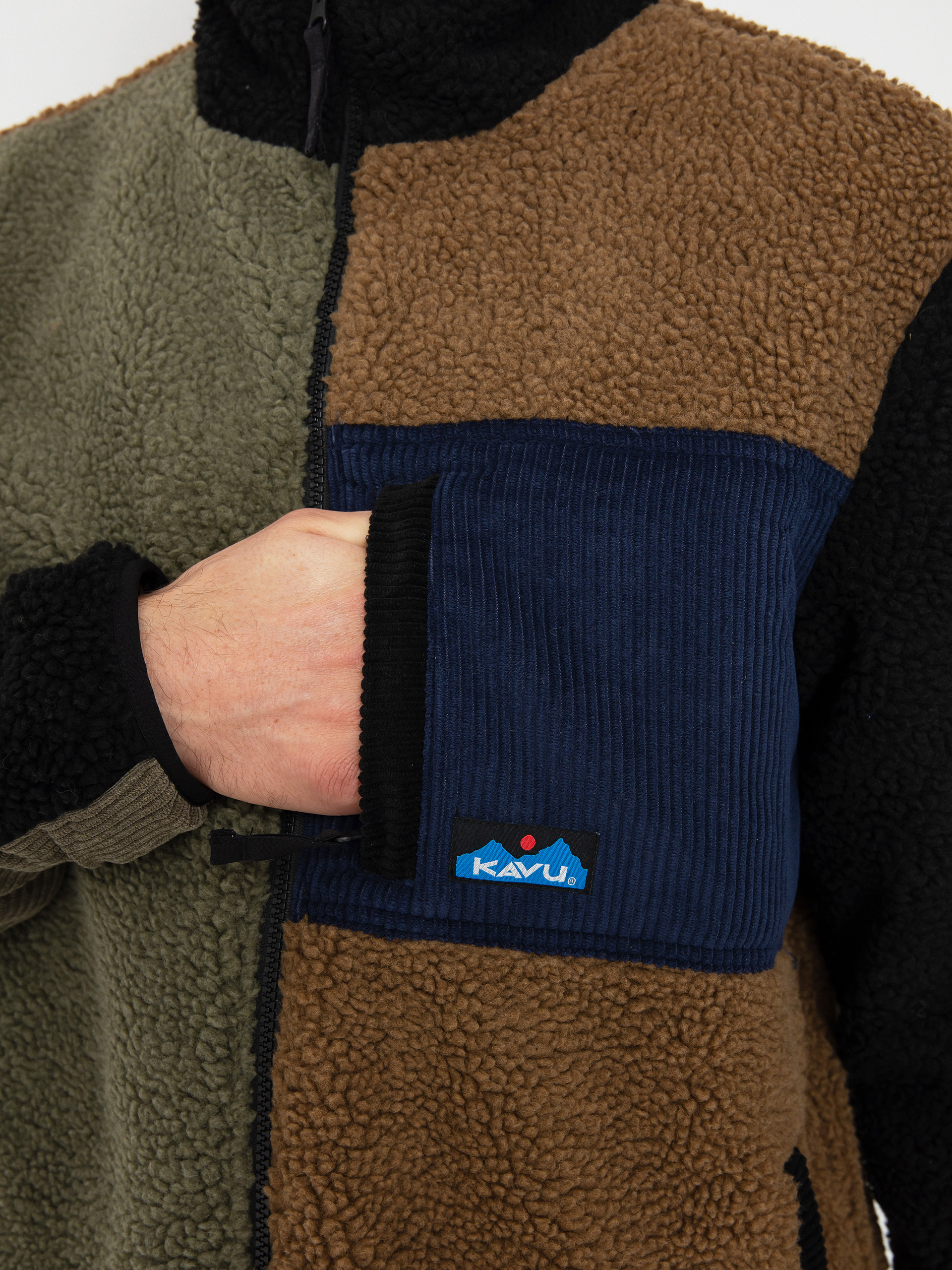 Hanorac din fleece Kavu Wayside (brewed up)