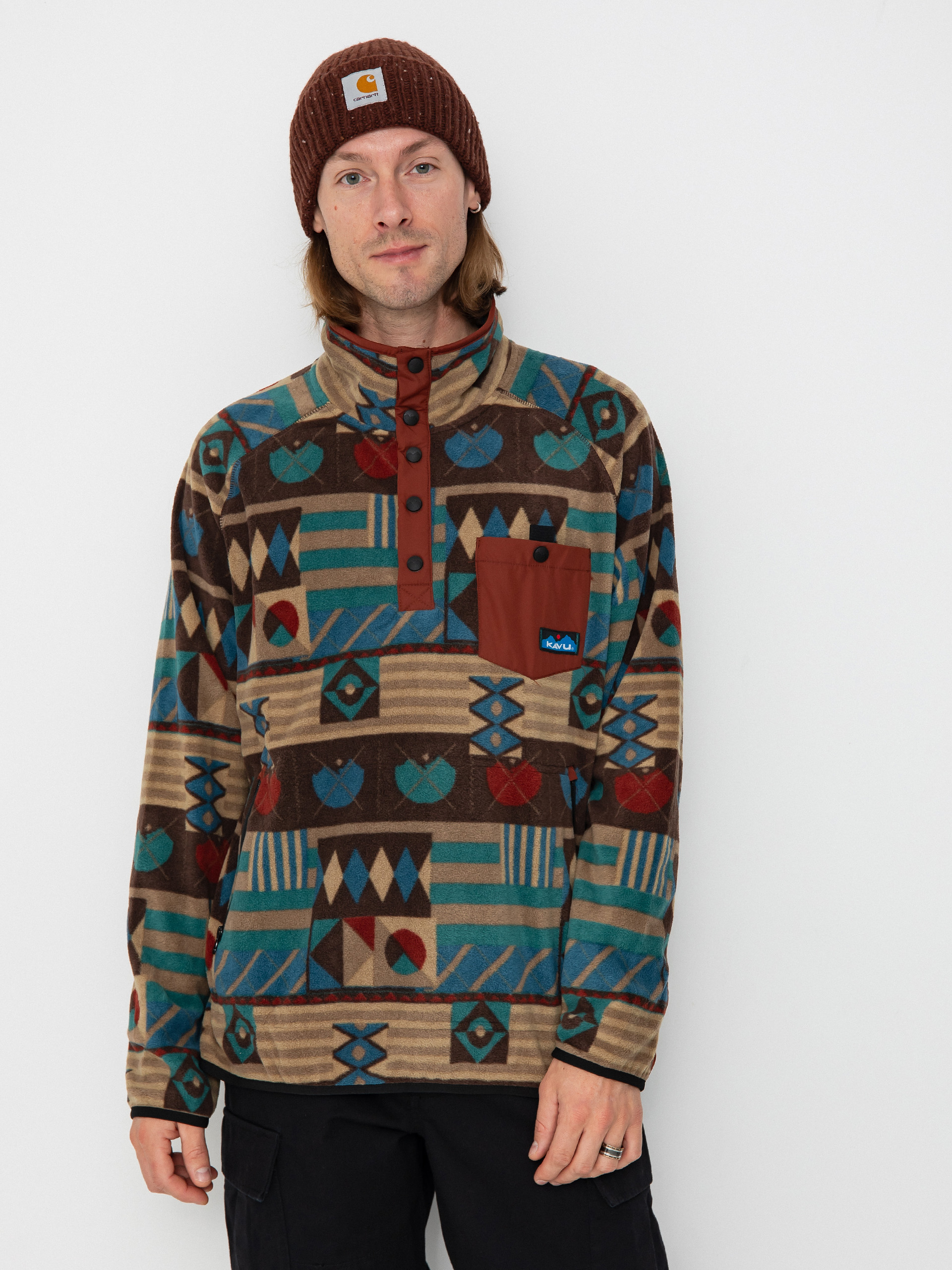 Hanorac din fleece Kavu Teannaway (mixed assembly)