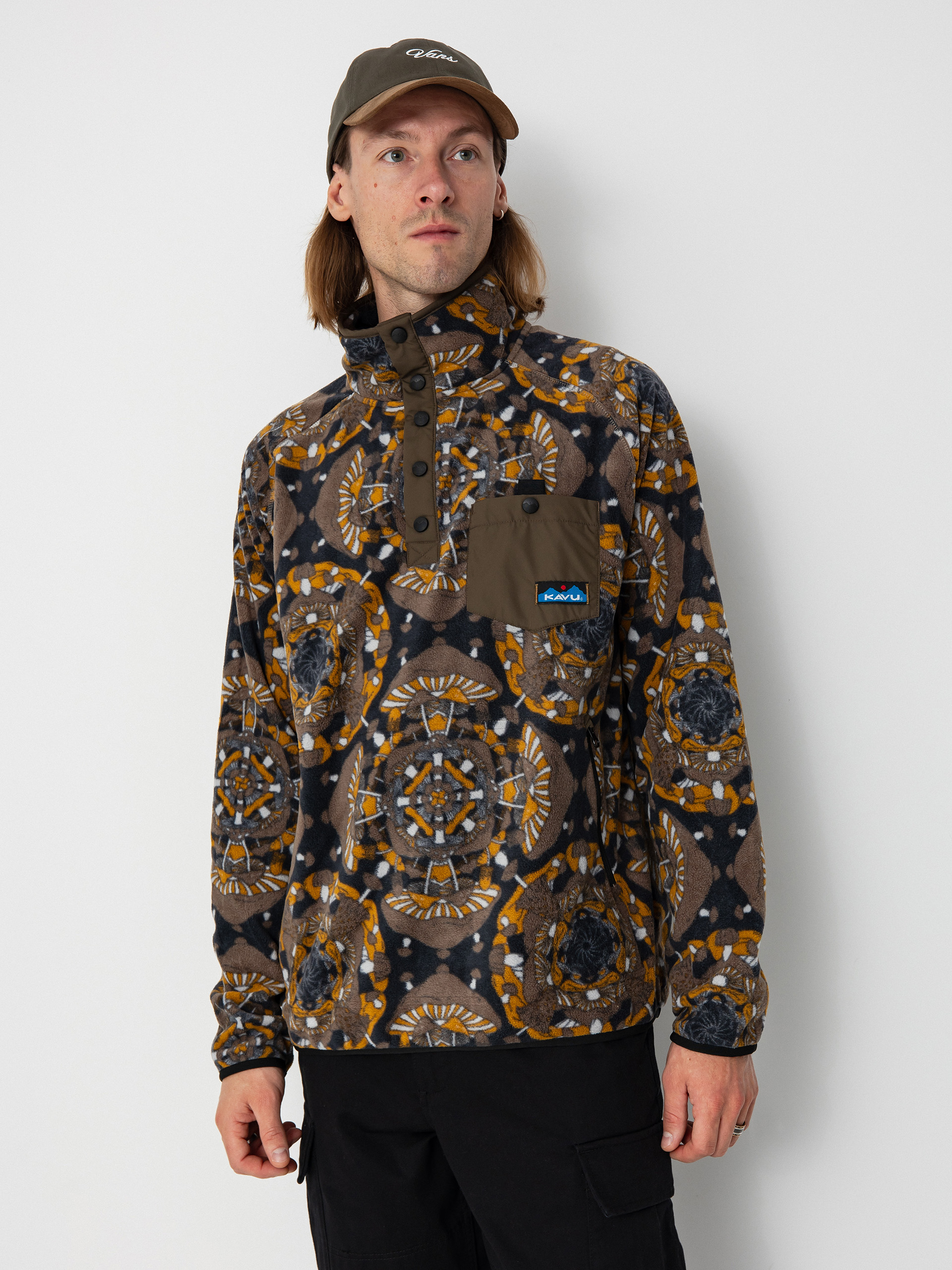 Hanorac din fleece Kavu Teannaway (mushroom montage)