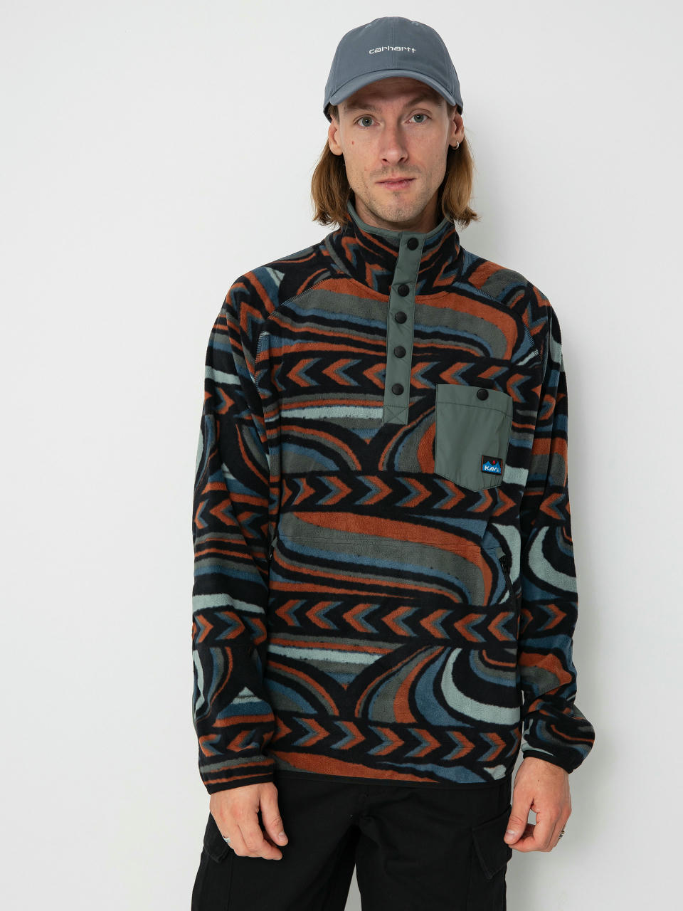 Hanorac din fleece Kavu Teannaway (riven stitch)