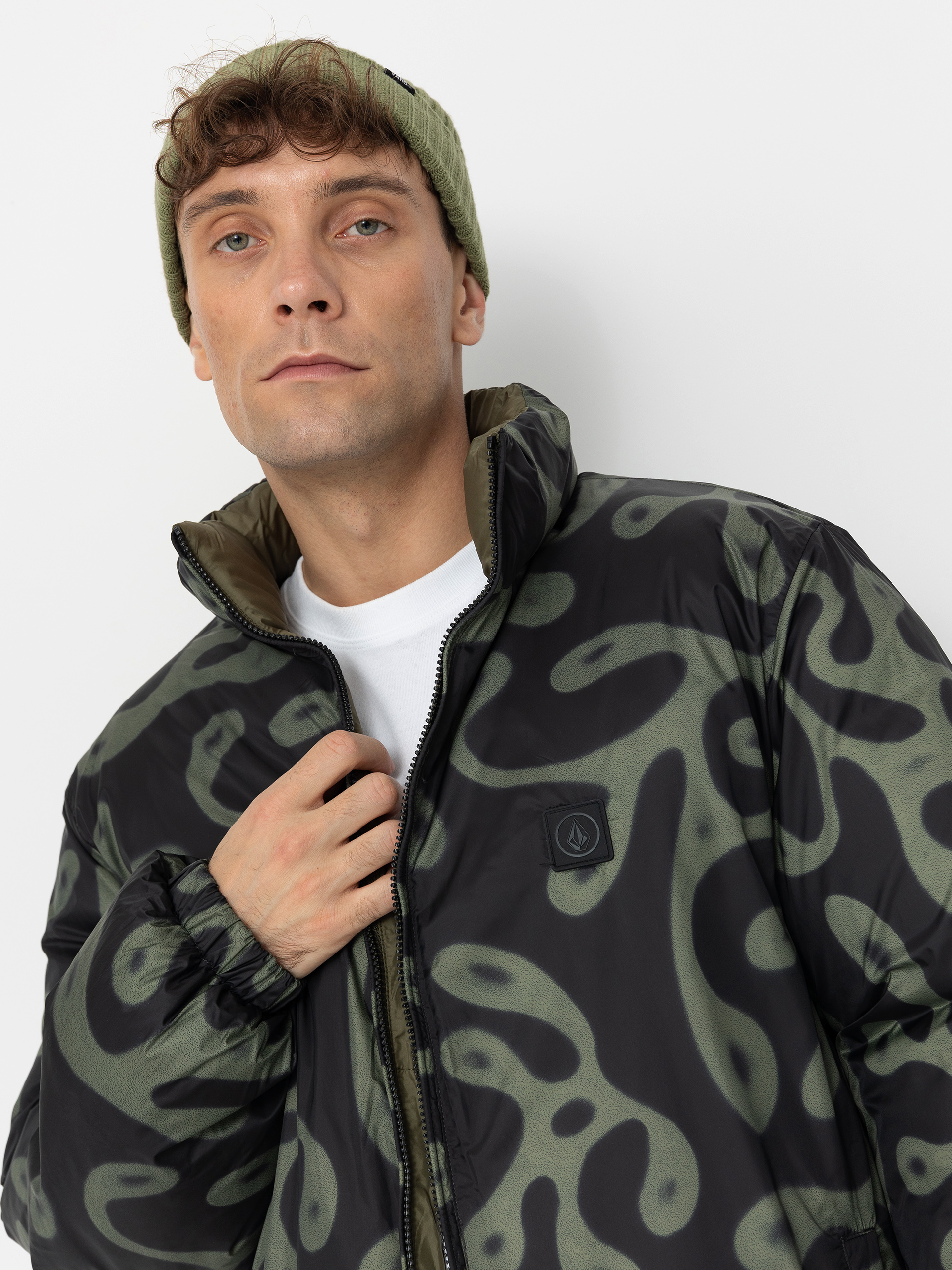 Geacă Volcom Fa Zephyr Wallstone (wintermoss)