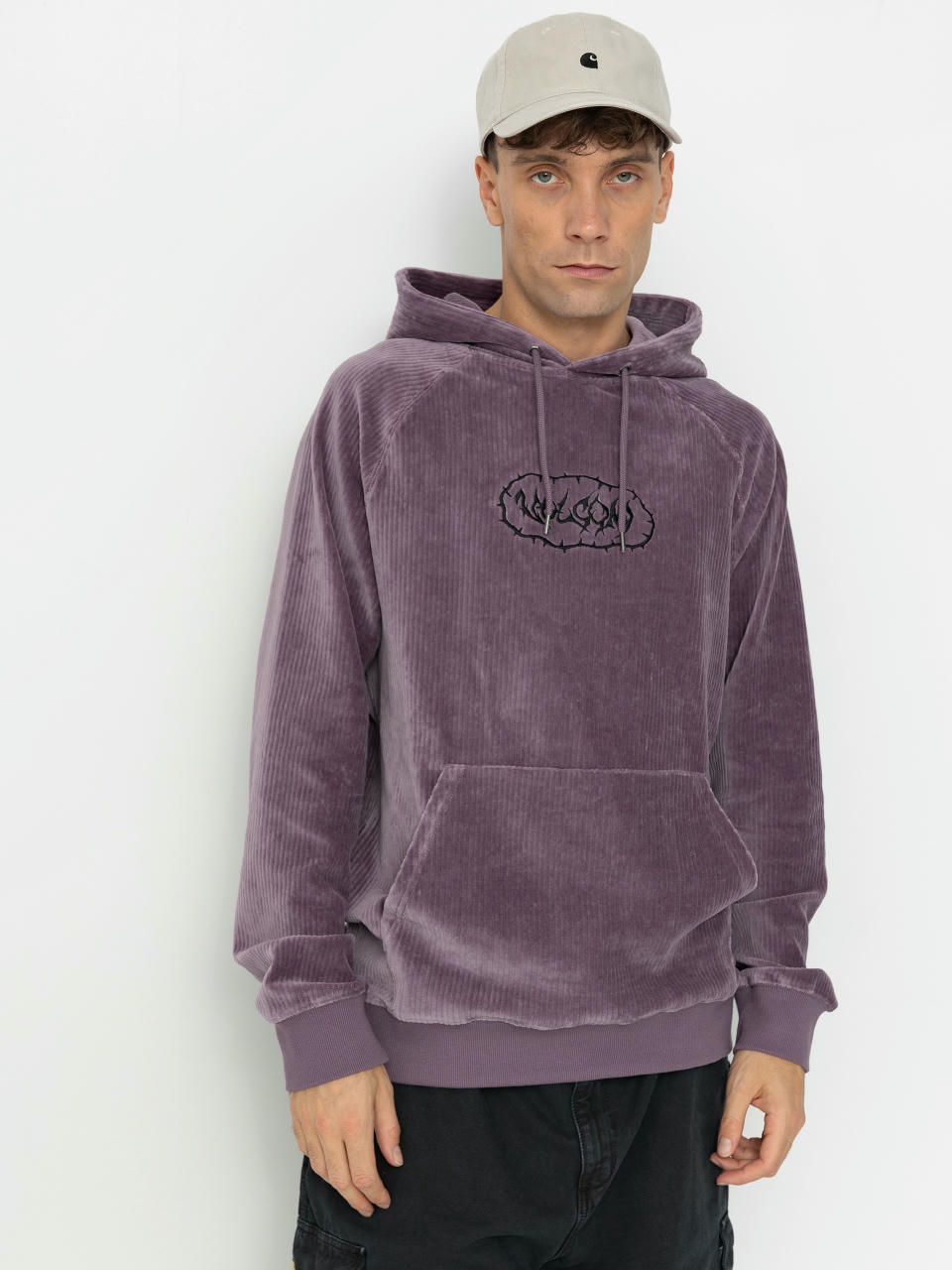 Hanorac cu glugă Volcom Memorize HD (vintage violet)