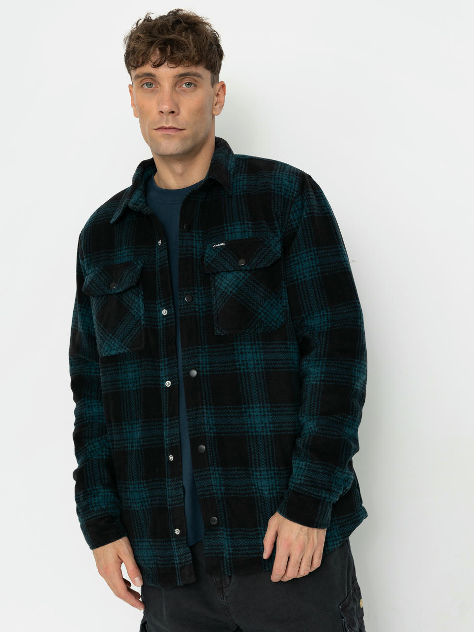 Cămașă Volcom Bowered Fleece Ls (evergreen)