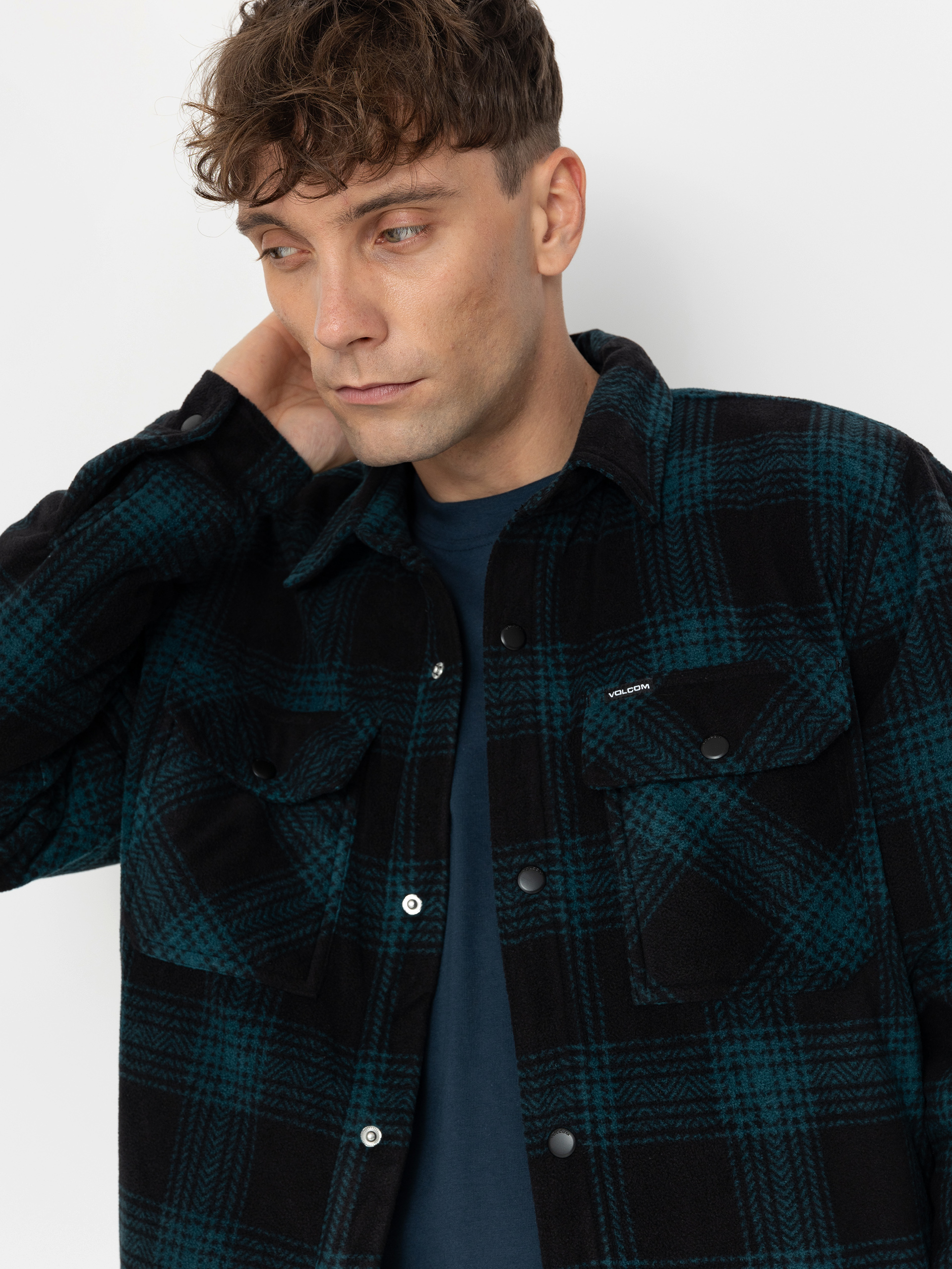 Cămașă Volcom Bowered Fleece Ls (evergreen)