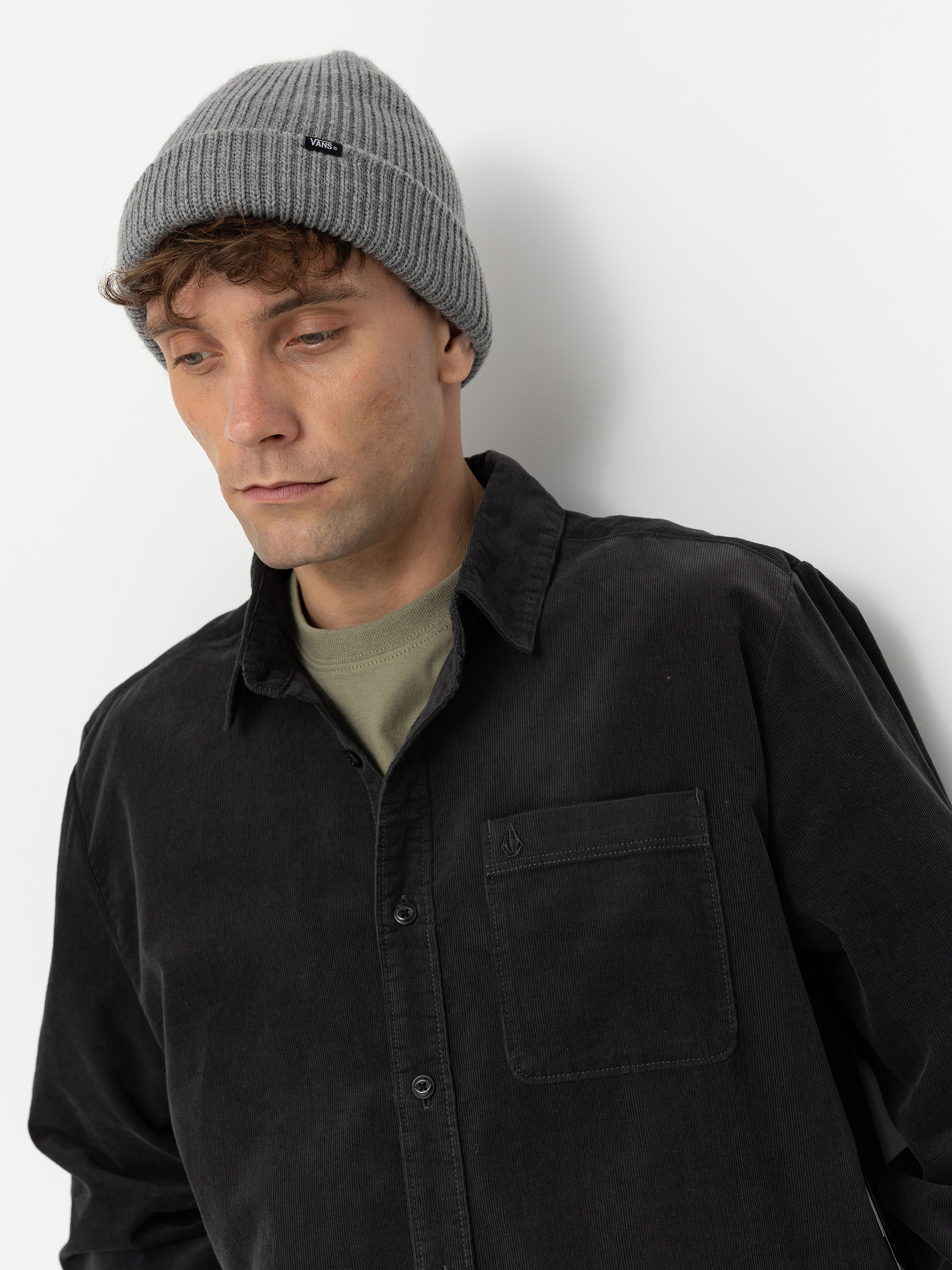 Cămașă Volcom Zander Ls (asphalt black)