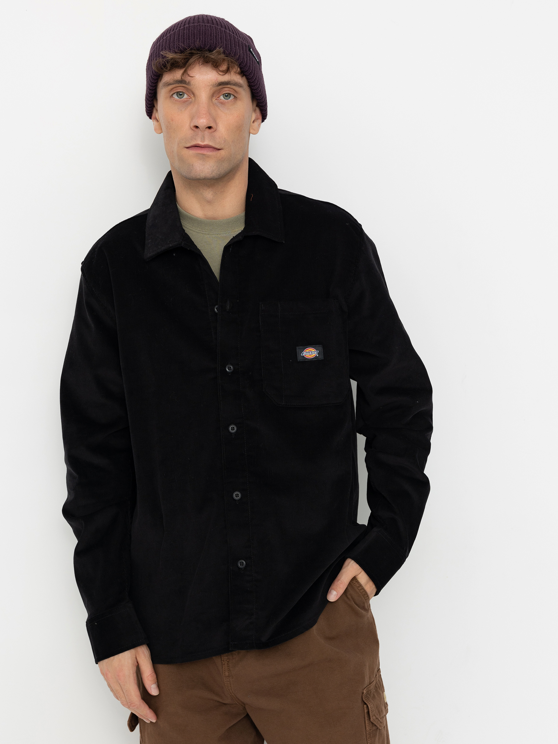 Cămașă Dickies Corduroy (black)