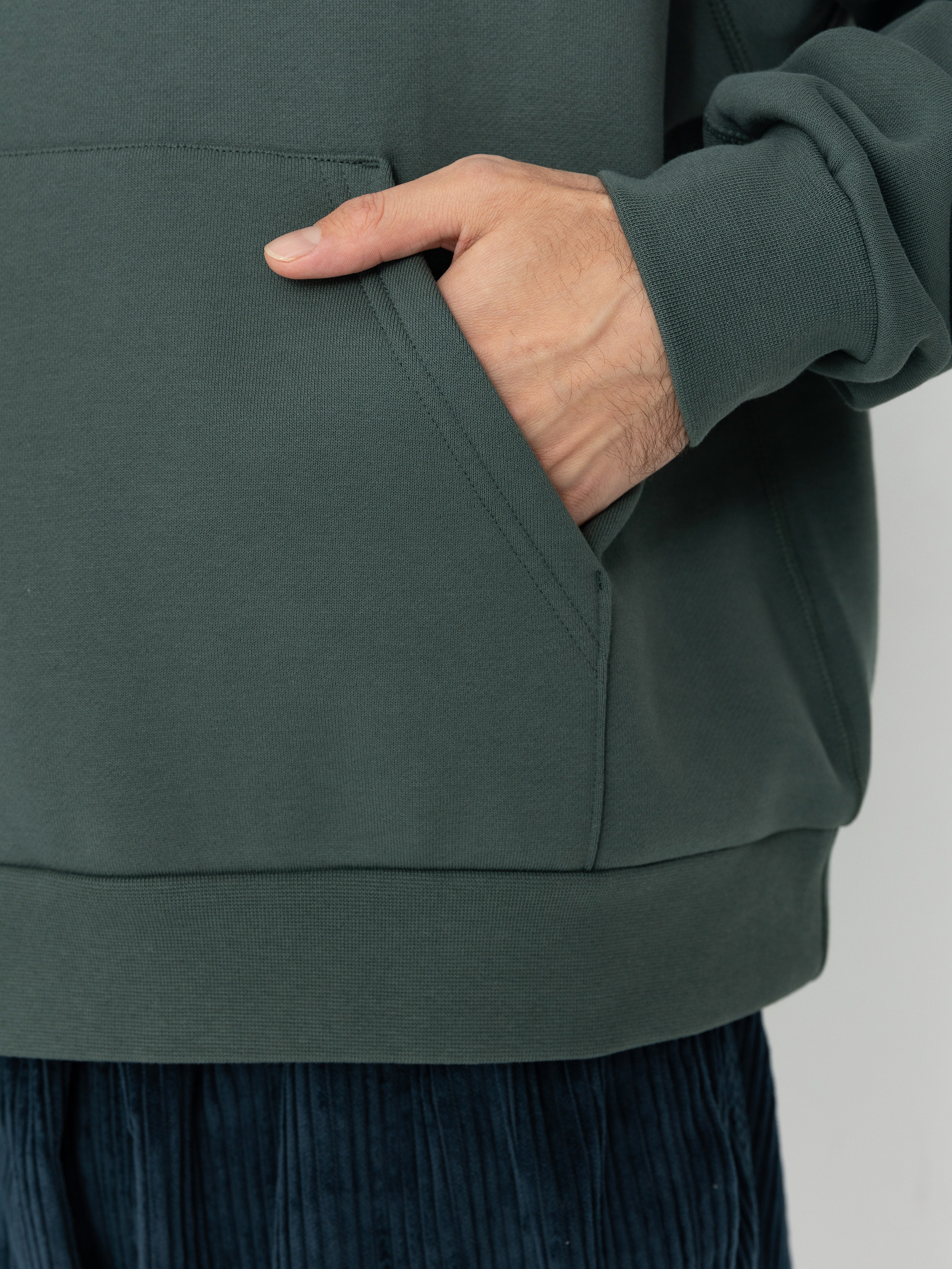 Hanorac cu glugă Nike SB Essential Logo HD (vintage green/white)