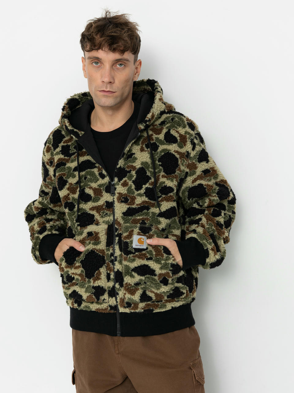 Geacă Carhartt WIP OG Active Liner (camo duck jacquard/green)