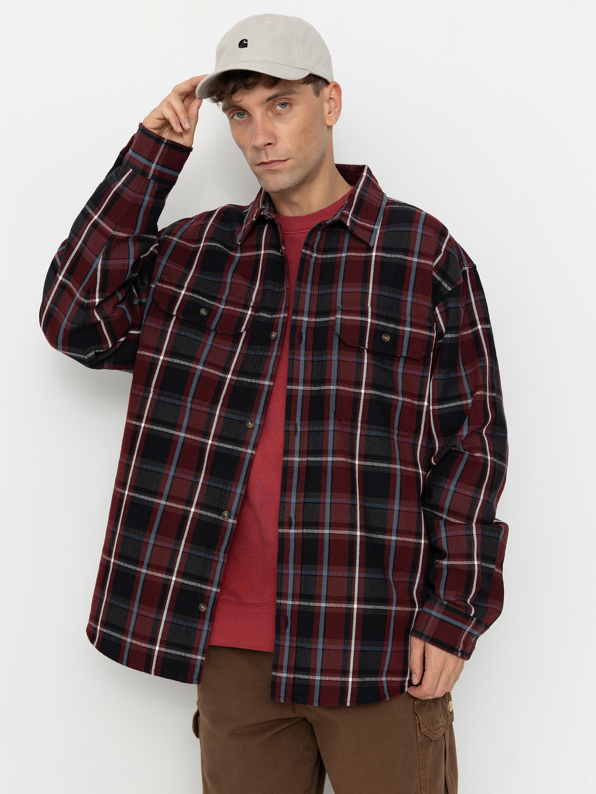 Cu0103mau0219u0103 Carhartt WIP Hobart (hobart check/black)