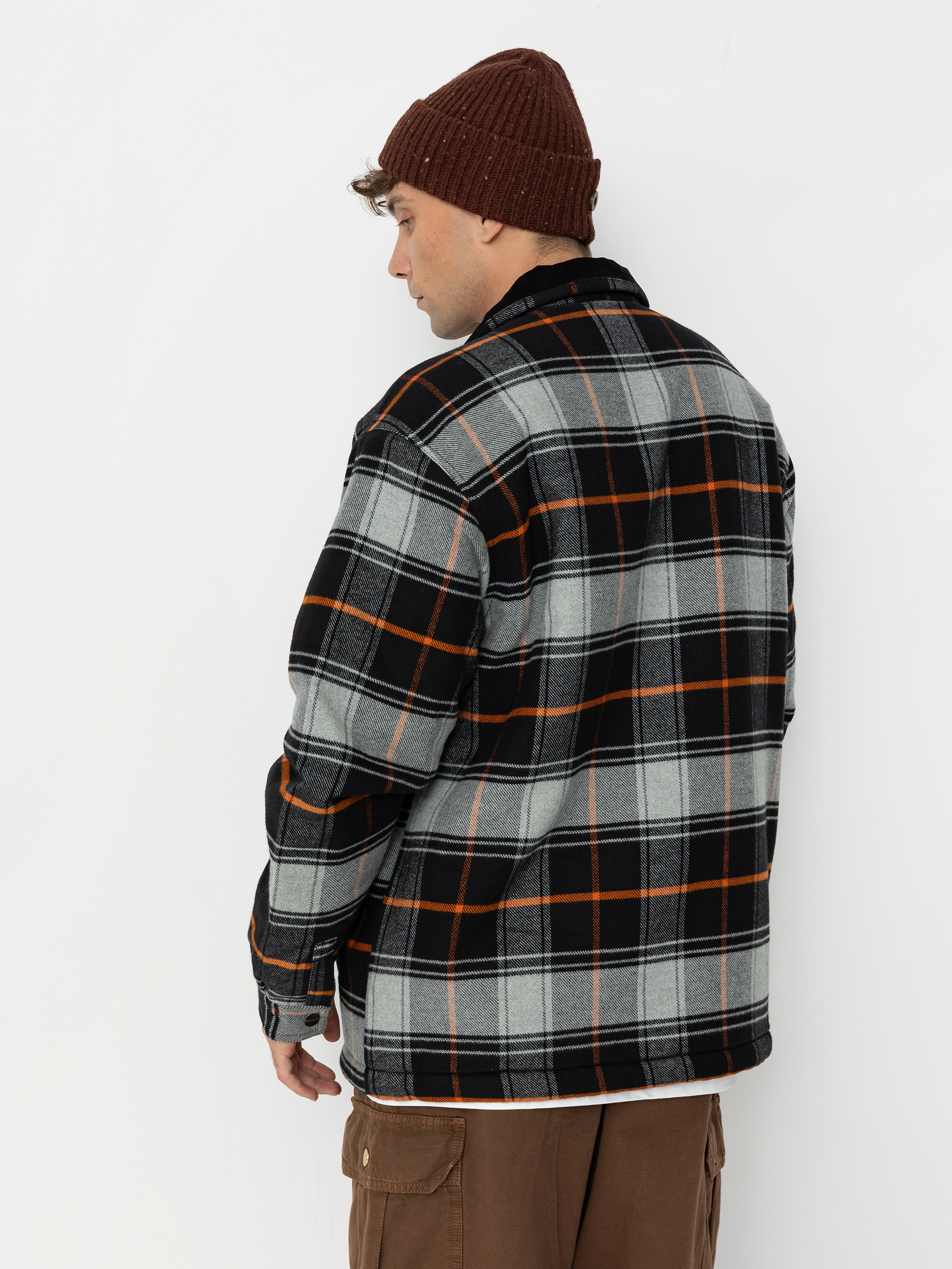Geacă Carhartt WIP Baris (baris check/grey heather/black)