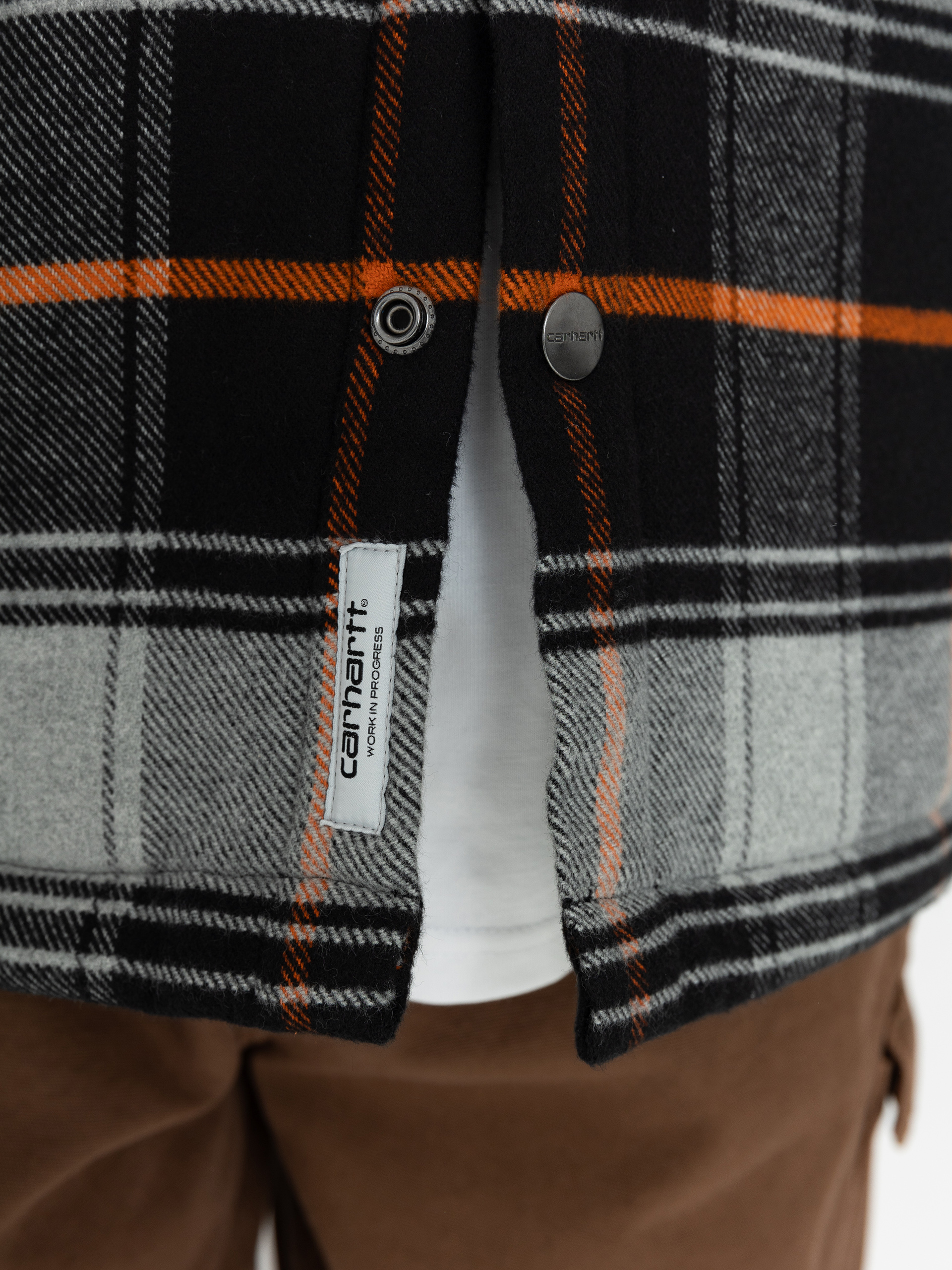 Geacă Carhartt WIP Baris (baris check/grey heather/black)