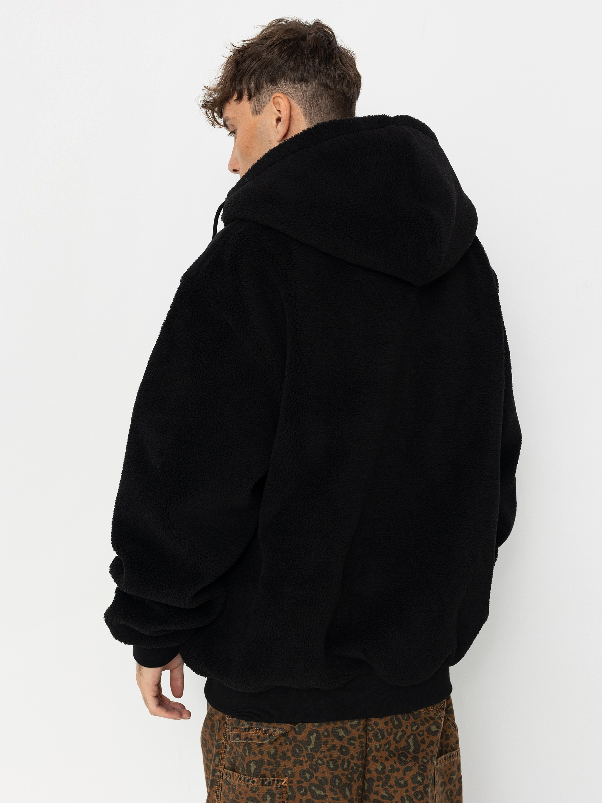 Geacă MassDnm Patch Teddy Zip Hoody (black)