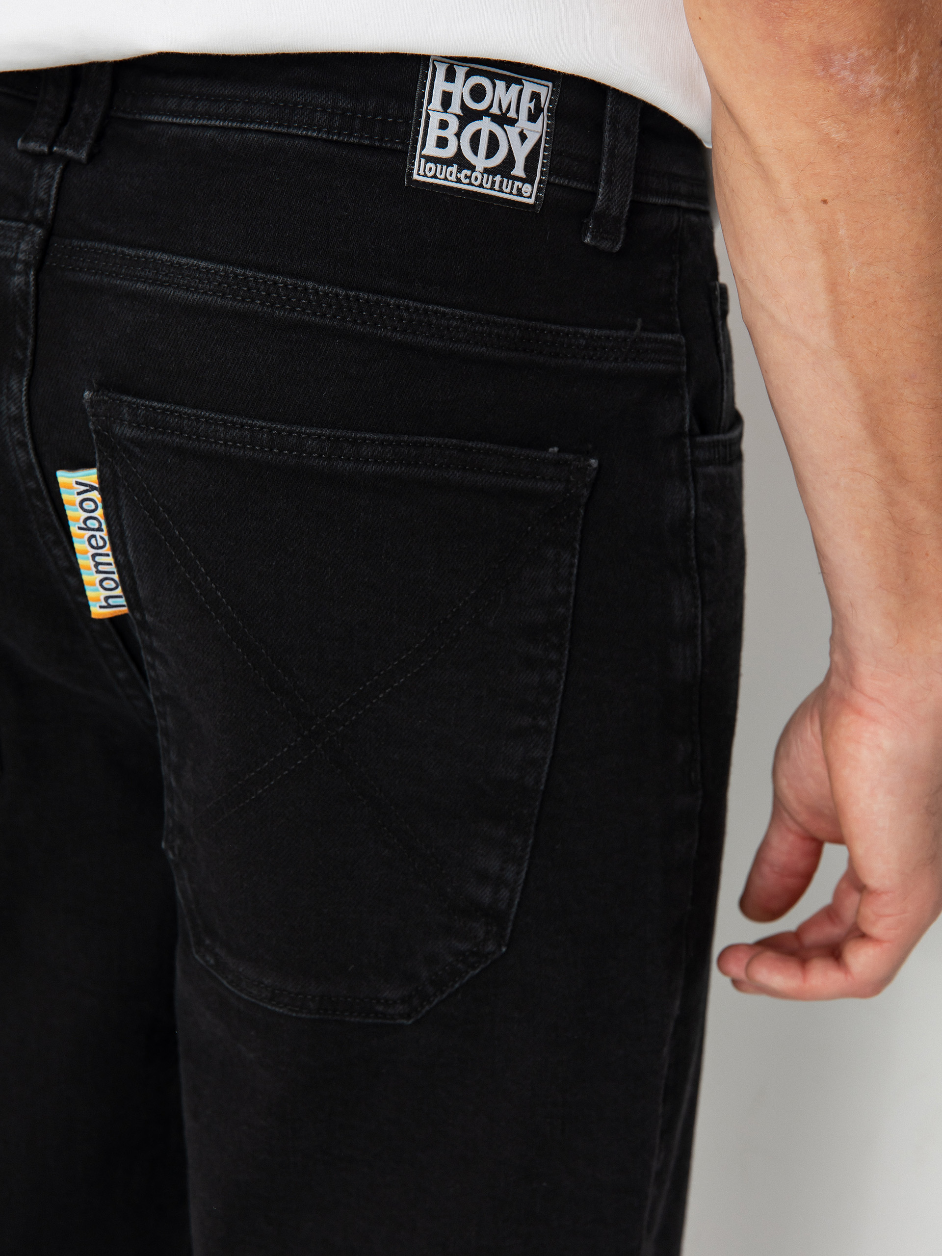 Pantaloni Homeboy X Tra Baggy Denim (washed black)