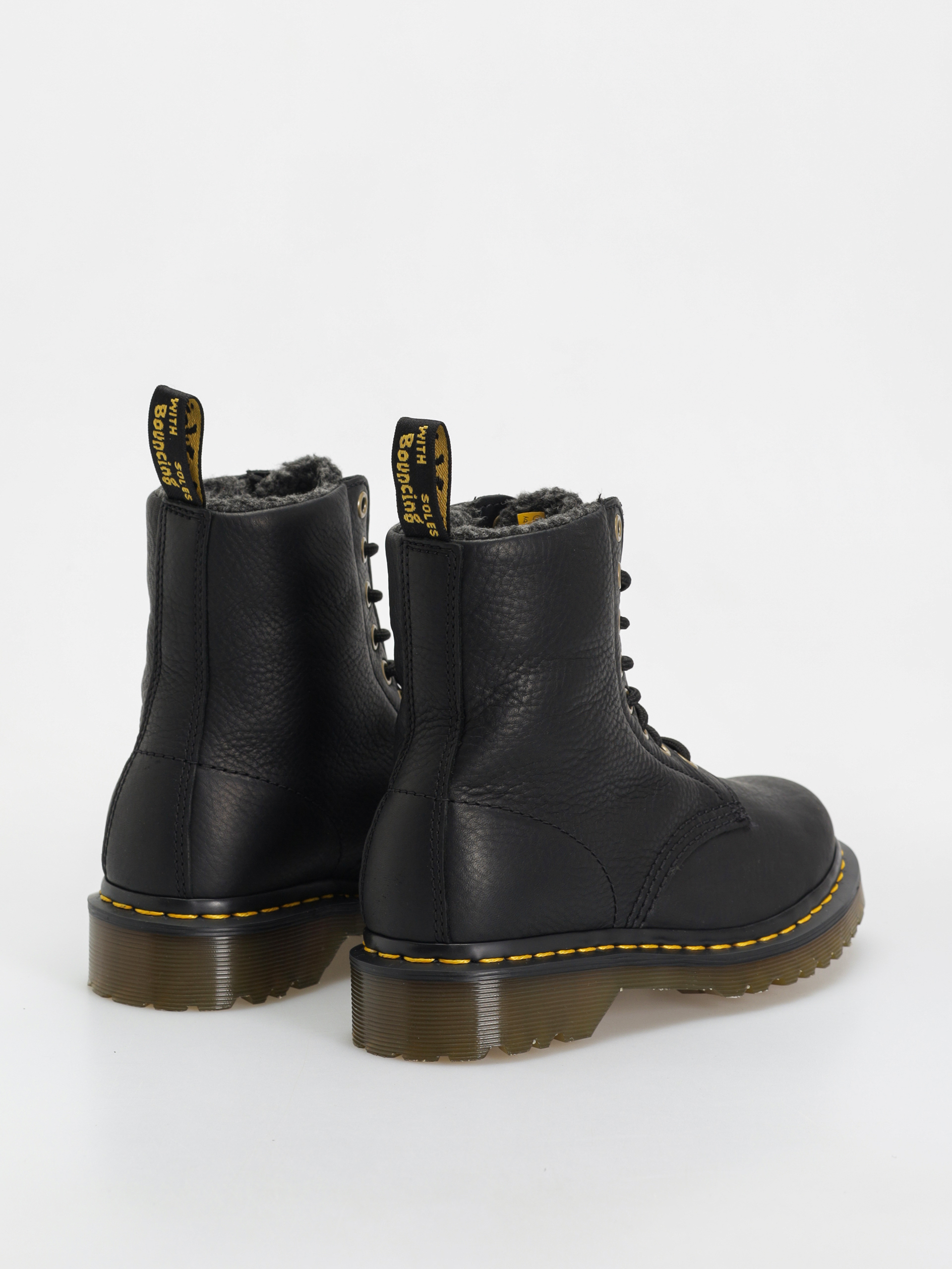 Pantofi Dr. Martens 1460 WL Wmn - negru (black grizzly)
