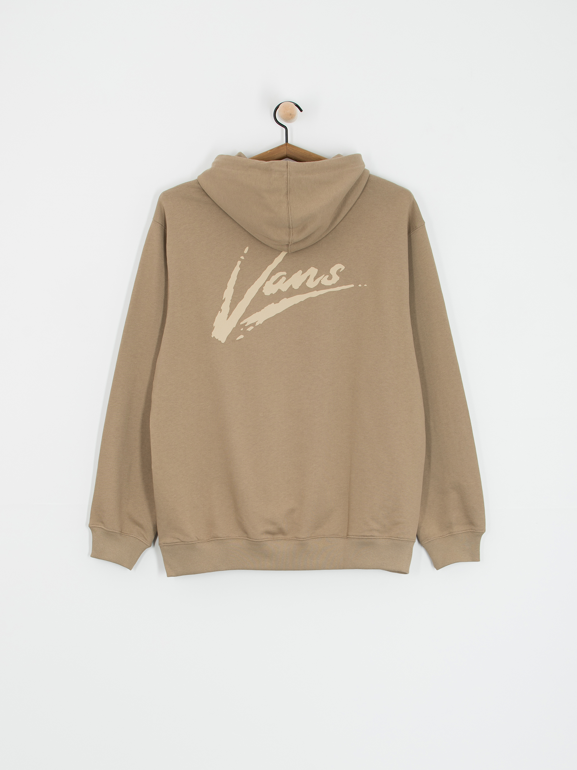 Hanorac cu glugă Vans Dettori Loose HD (desert taupe/oatmeal)