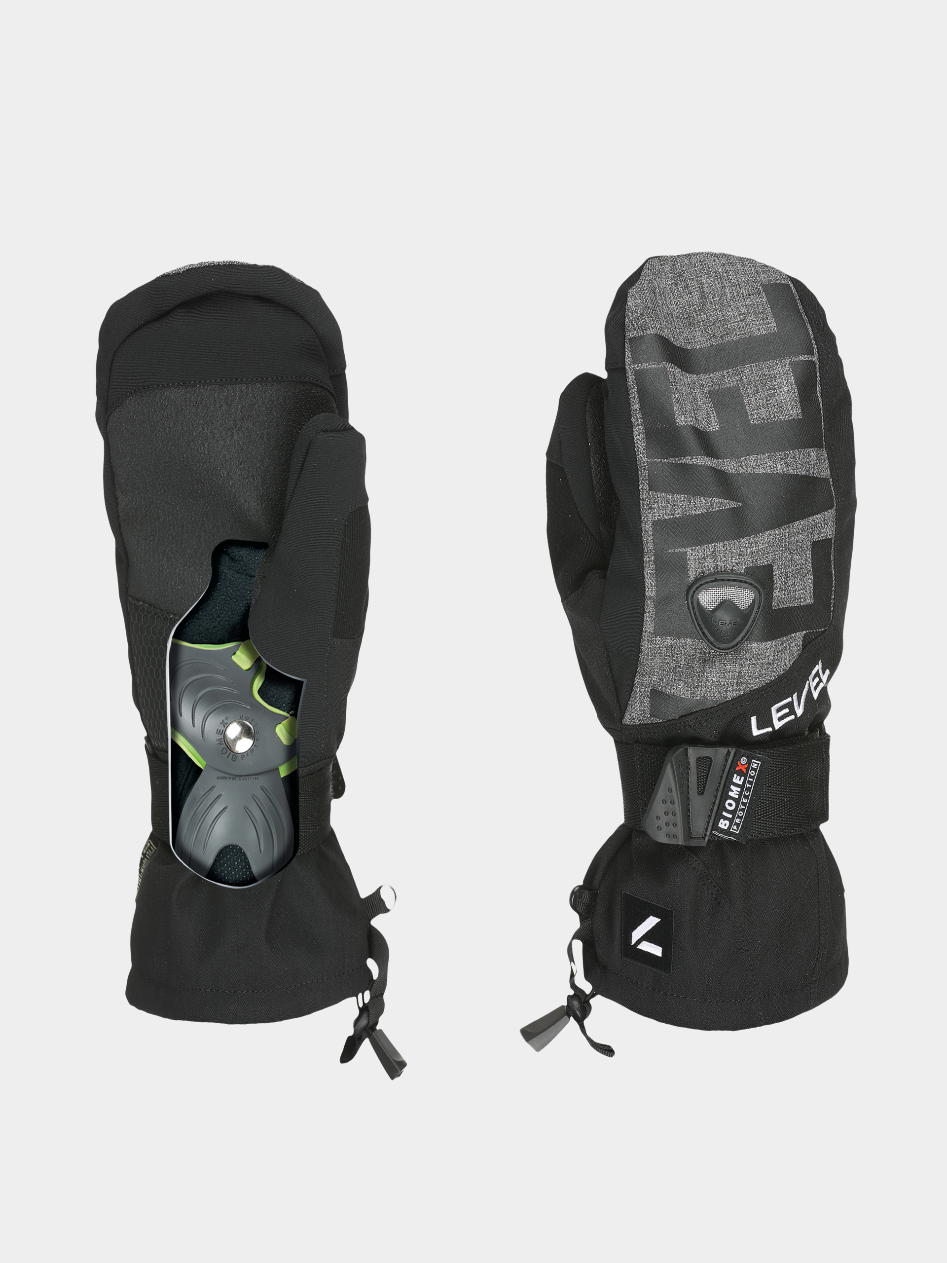 Mu0103nuu0219i Level Fly Mitt (black grey)