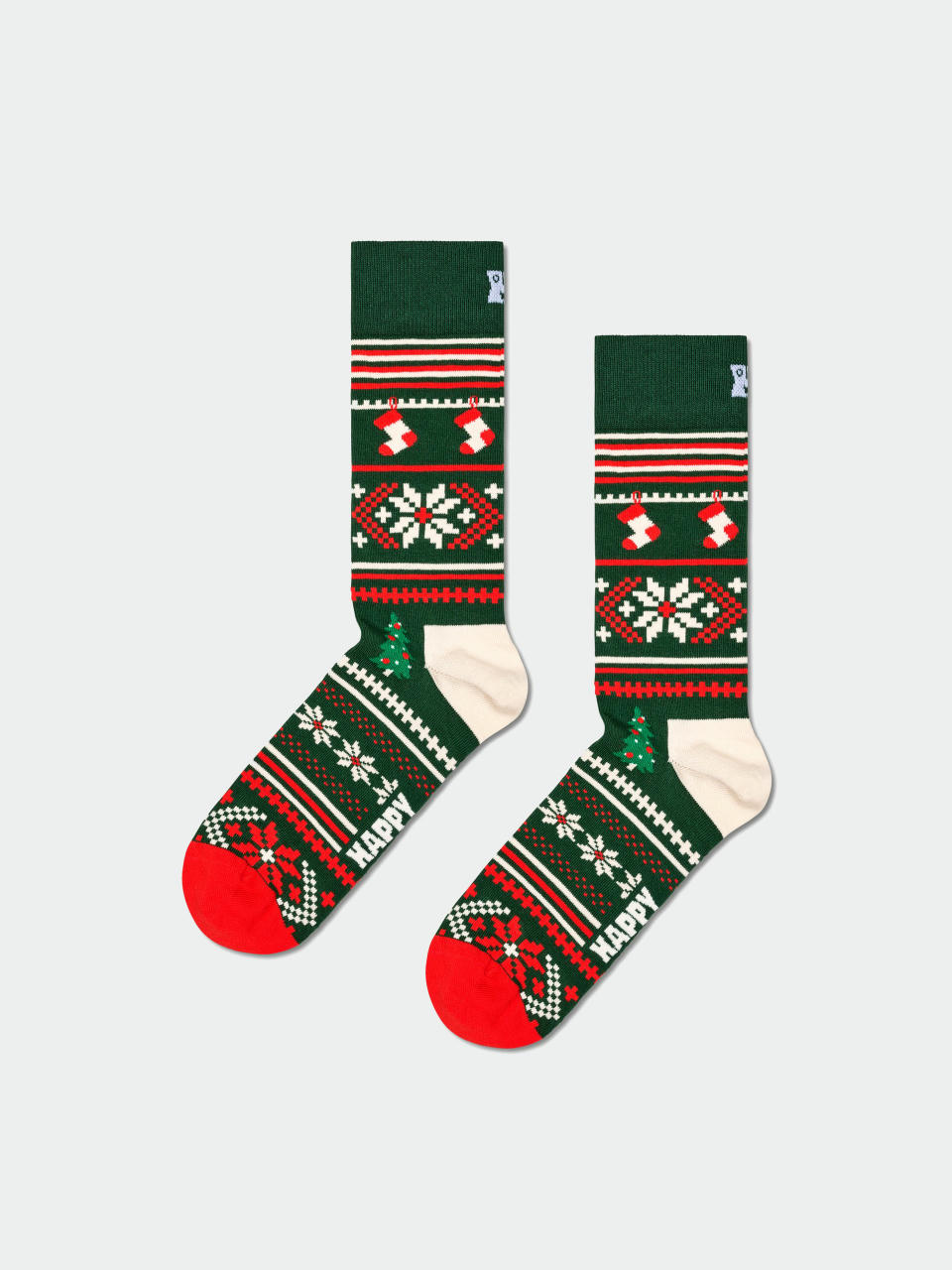 Șosete Happy Socks Christmas Sweater (dark green)