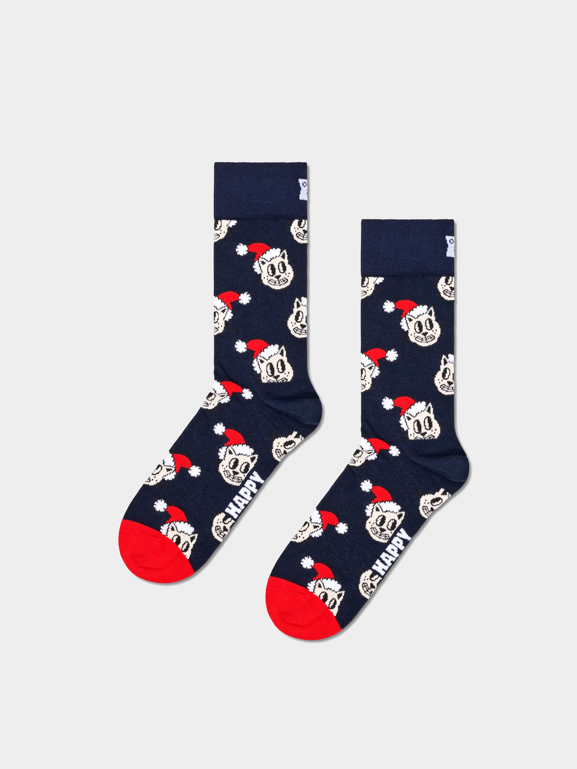 Șosete Happy Socks Holiday Cat (navy)